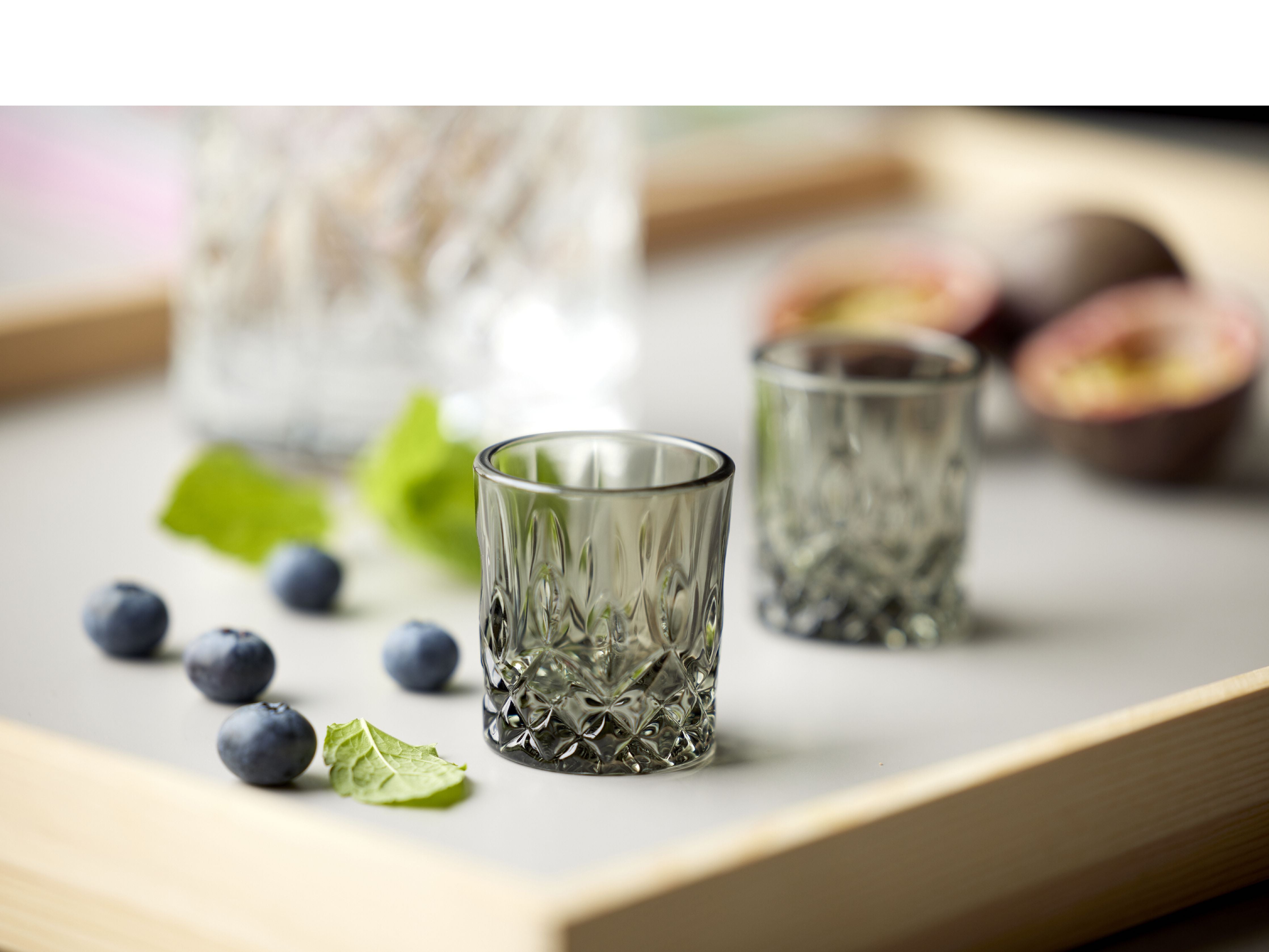 [product_category]-Lyngby Glas Sorrento Shot Glass 4 Cl 4 Pcs., Smoke-Lyngby Glas-5722000320210-32021-LYN-5