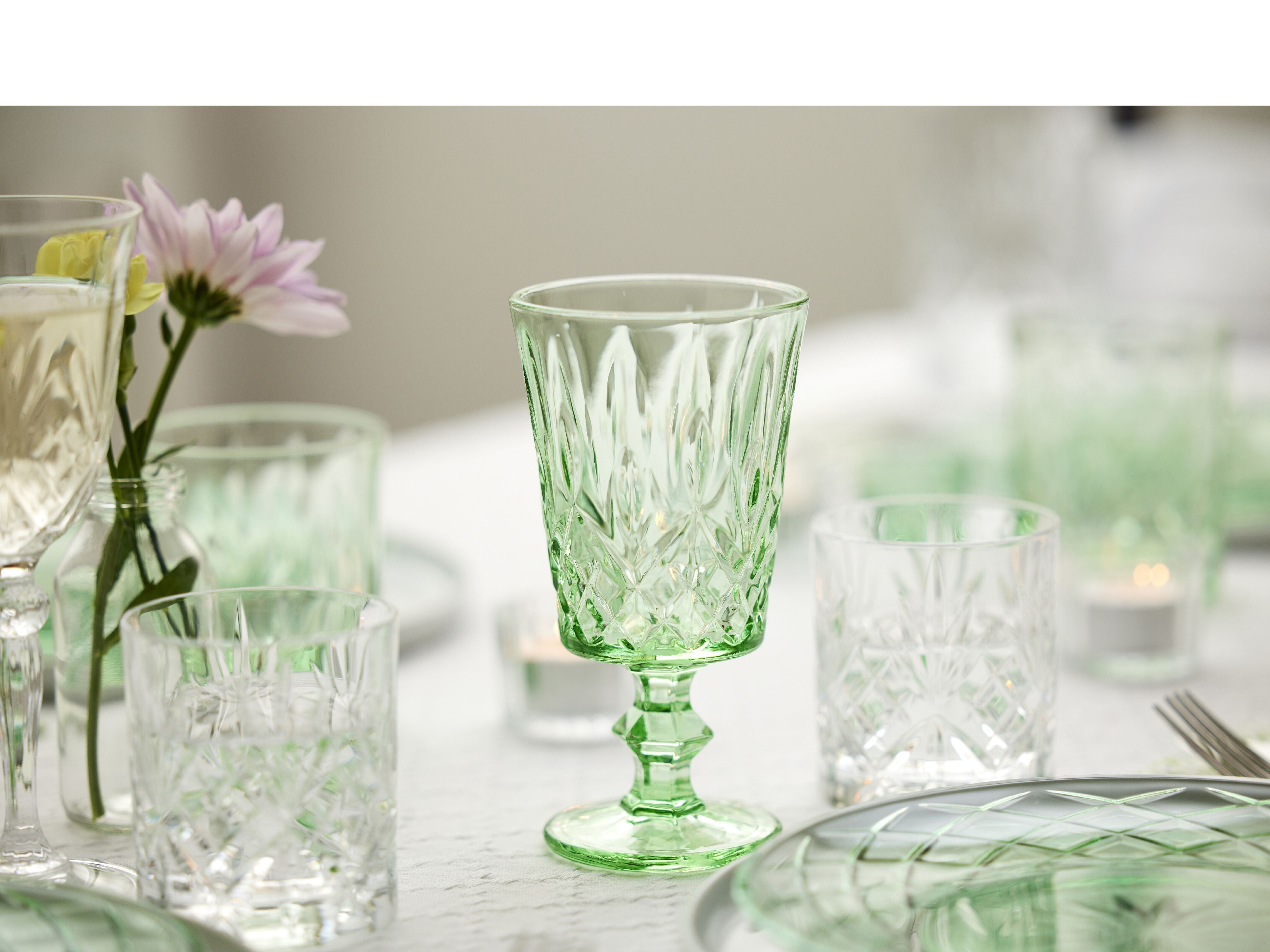 [product_category]-Lyngby Glas Sorrento Wine Glass 29 Cl 4 Pcs., Green-Lyngby Glas-5722000323617-32361-LYN-3