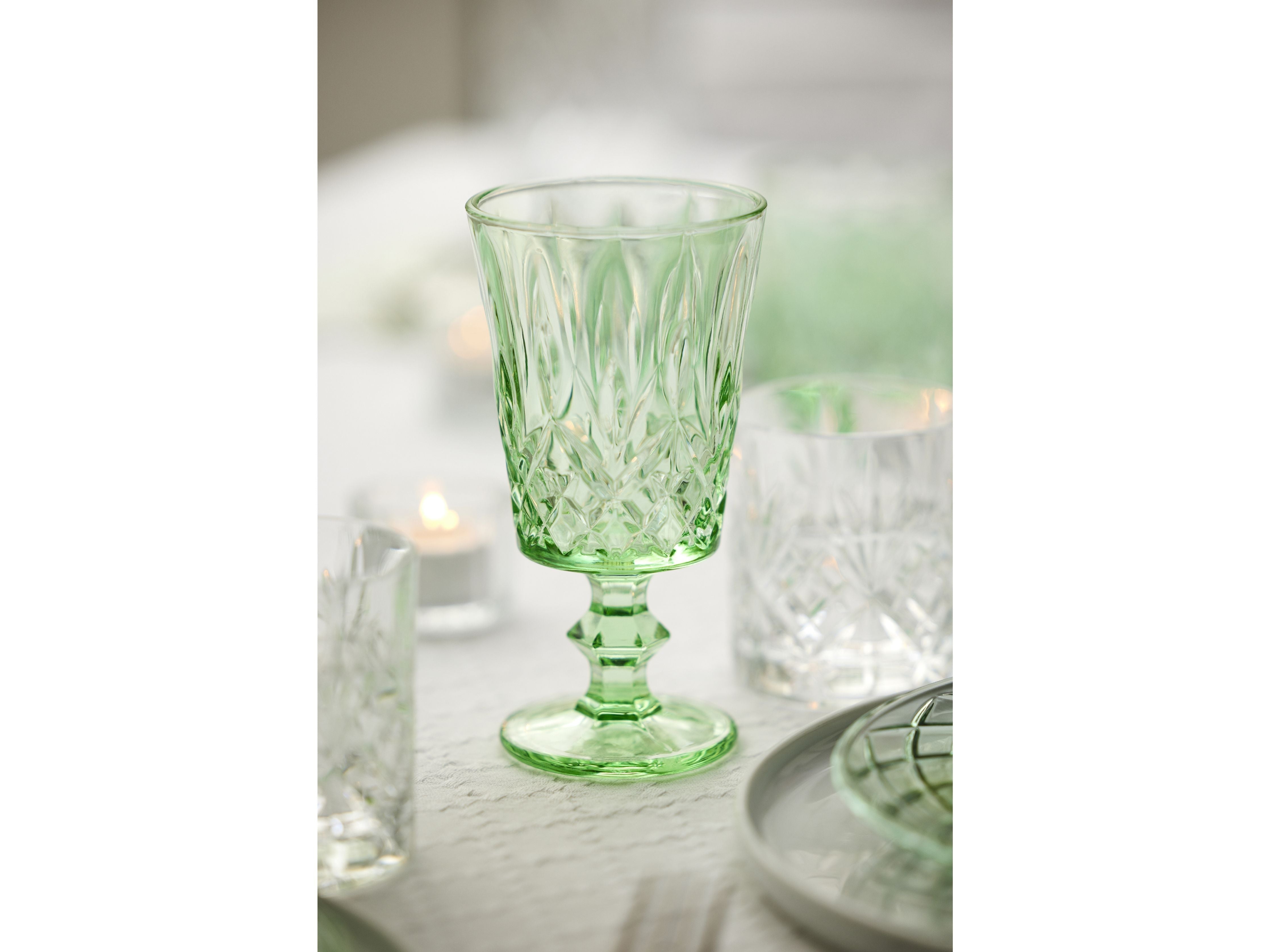 [product_category]-Lyngby Glas Sorrento Wine Glass 29 Cl 4 Pcs., Green-Lyngby Glas-5722000323617-32361-LYN-9