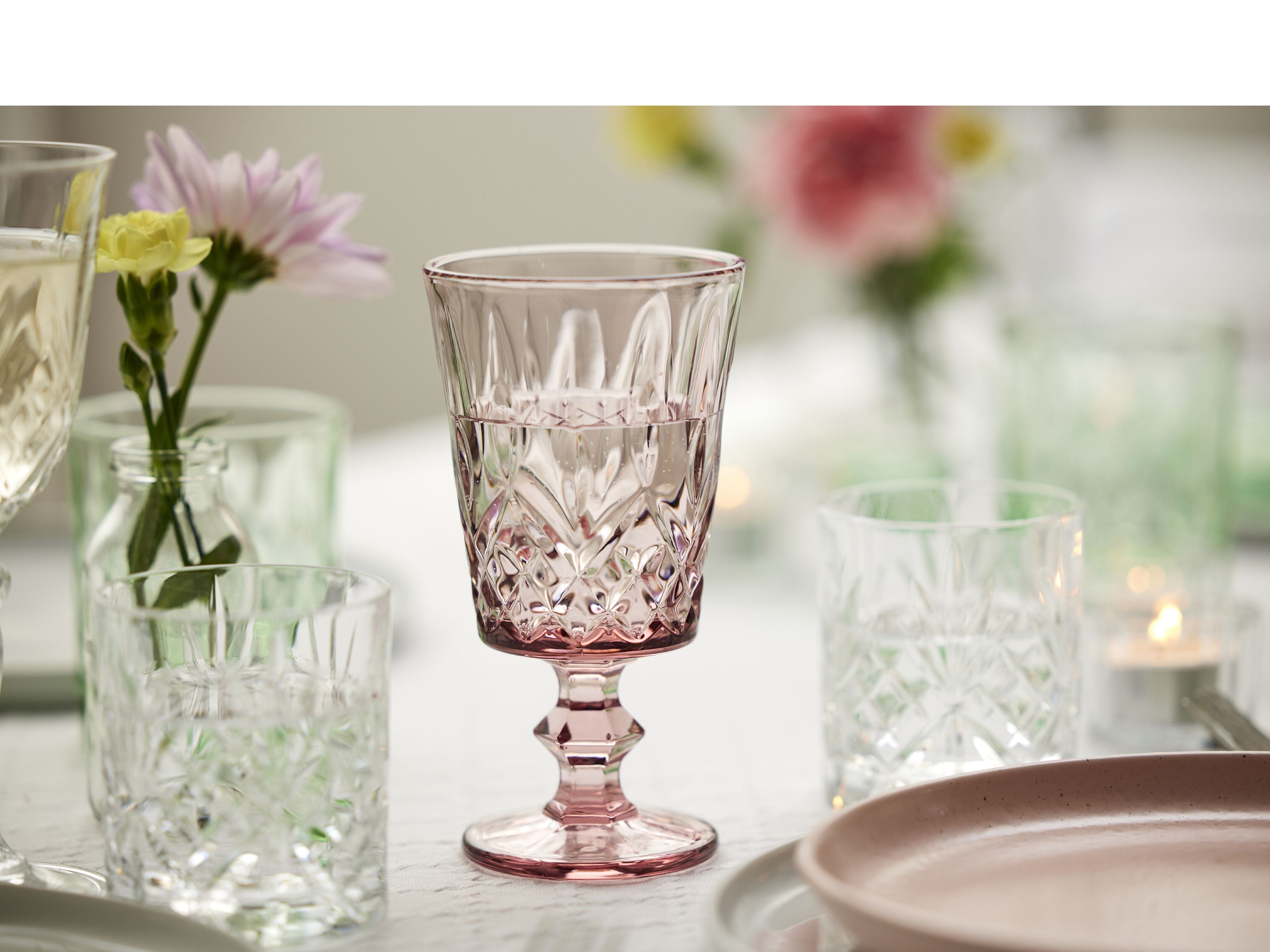 [product_category]-Lyngby Glas Sorrento Wine Glass 29 Cl 4 Pcs., Pink-Lyngby Glas-5722000323679-32367-LYN-7