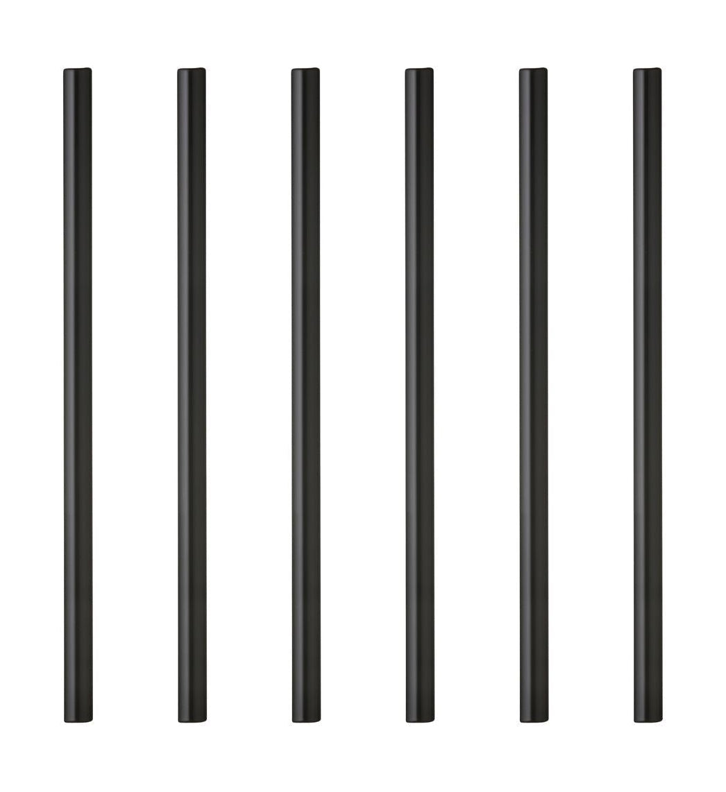 [product_category]-Lyngby Glas Straw 6 Pcs. Black, 6 Pcs.-Lyngby Glas-5722000104414-10441-LYN-1