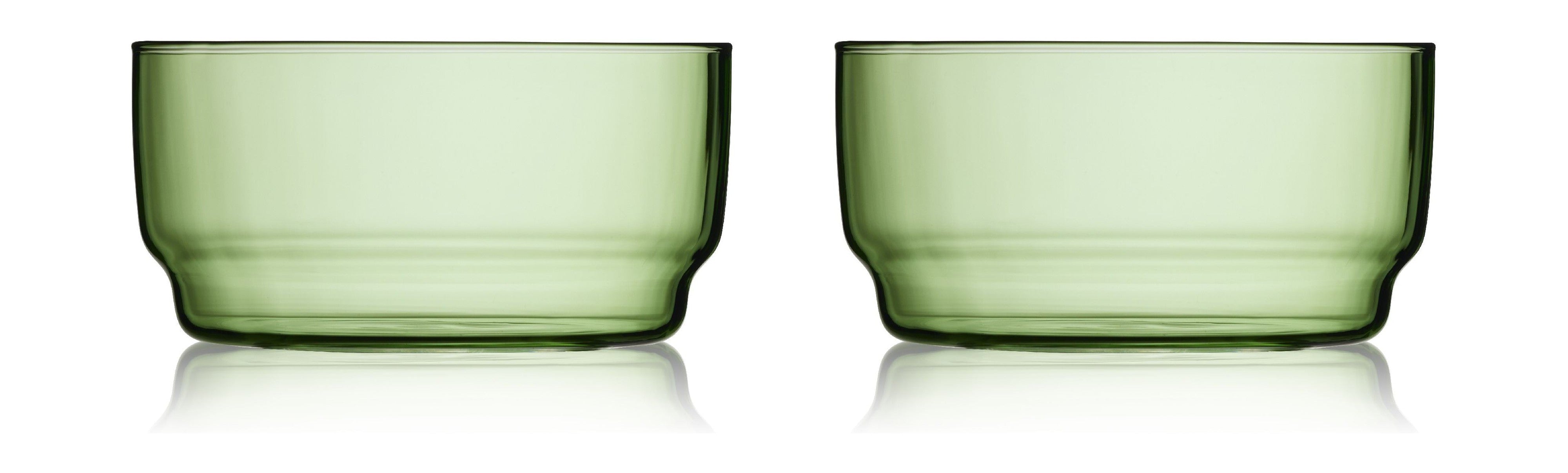 [product_category]-Lyngby Glas Torino Bowl 12 Cm 2 Pcs., Green-Lyngby Glas-5722000323709-32370-LYN-1