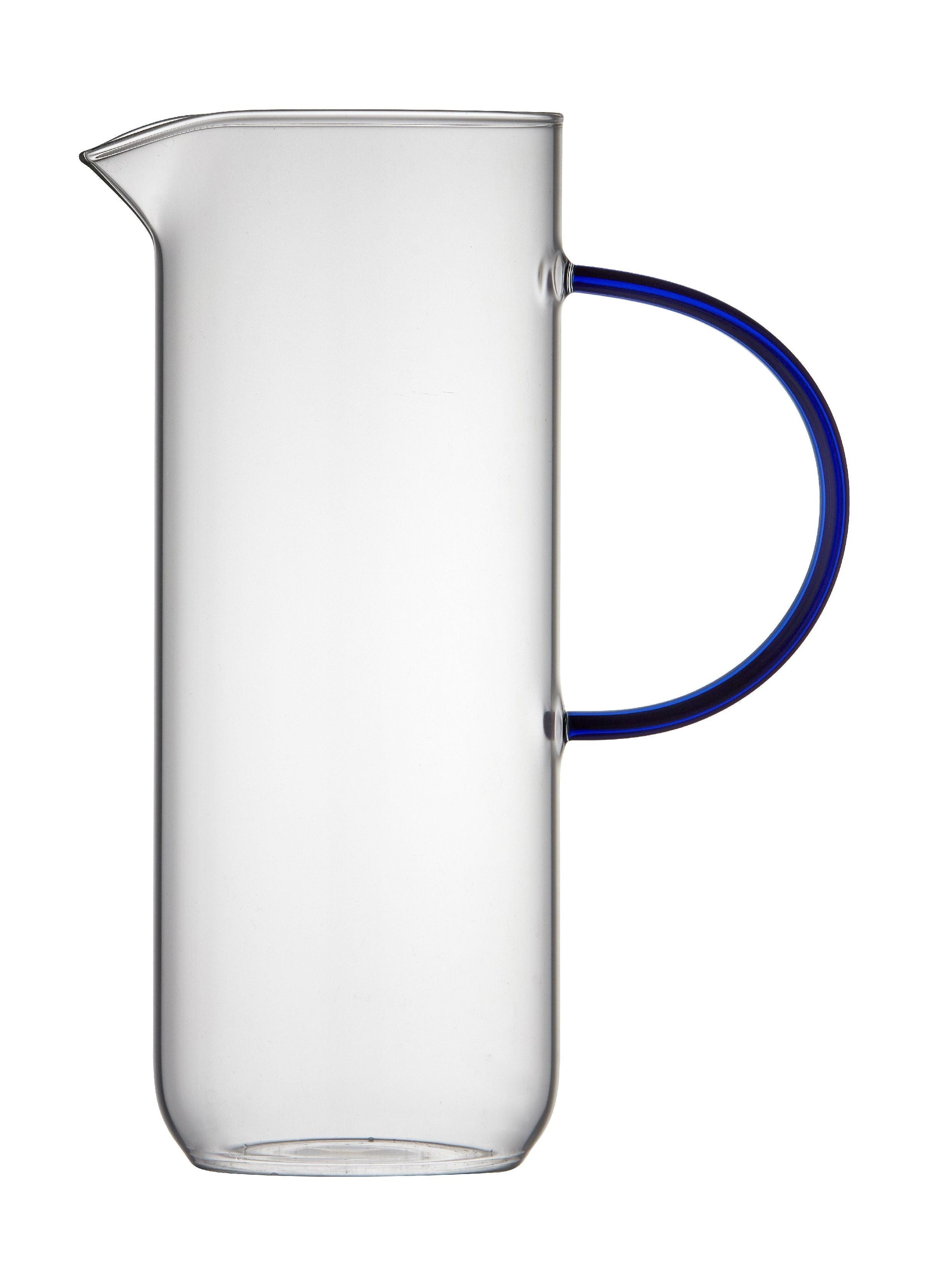 [product_category]-Lyngby Glas Torino Glass Jug 1,1 L, Clear/Blue-Lyngby Glas-5722000301912-30191-LYN-1