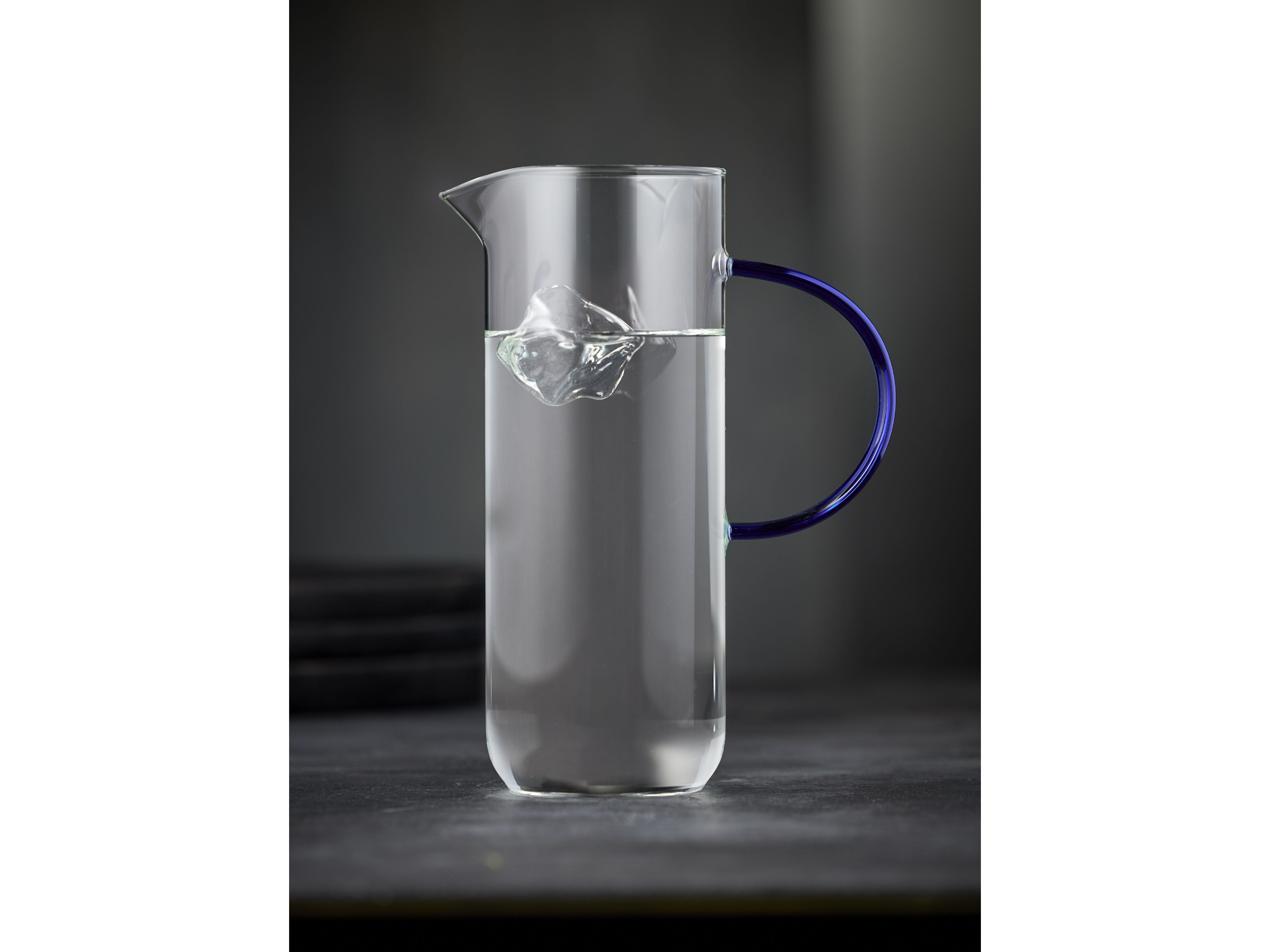 [product_category]-Lyngby Glas Torino Glass Jug 1,1 L, Clear/Blue-Lyngby Glas-5722000301912-30191-LYN-2