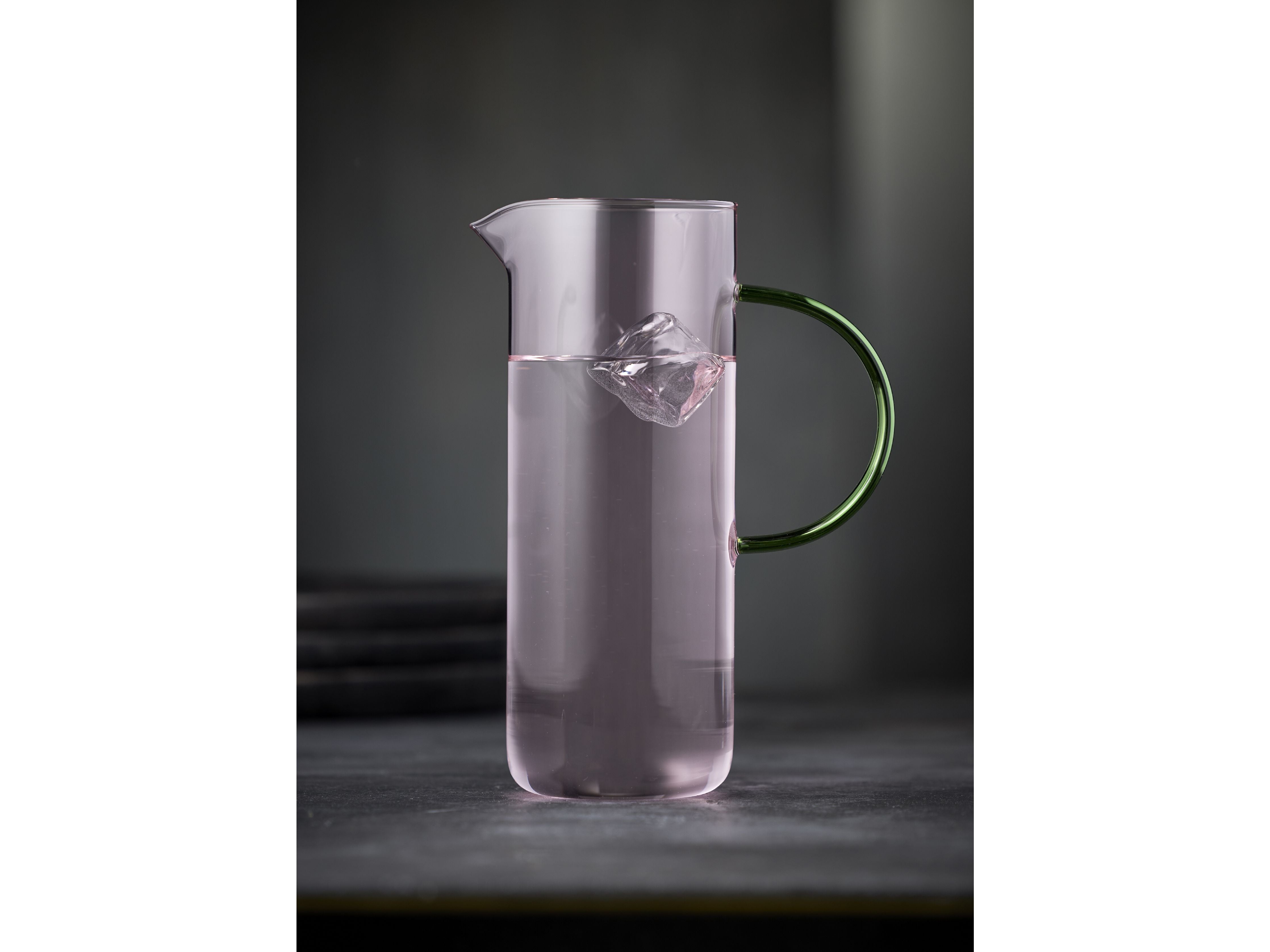 [product_category]-Lyngby Glas Torino Glass Jug 1,1 L, Pink/Green-Lyngby Glas-5722000301943-30194-LYN-2