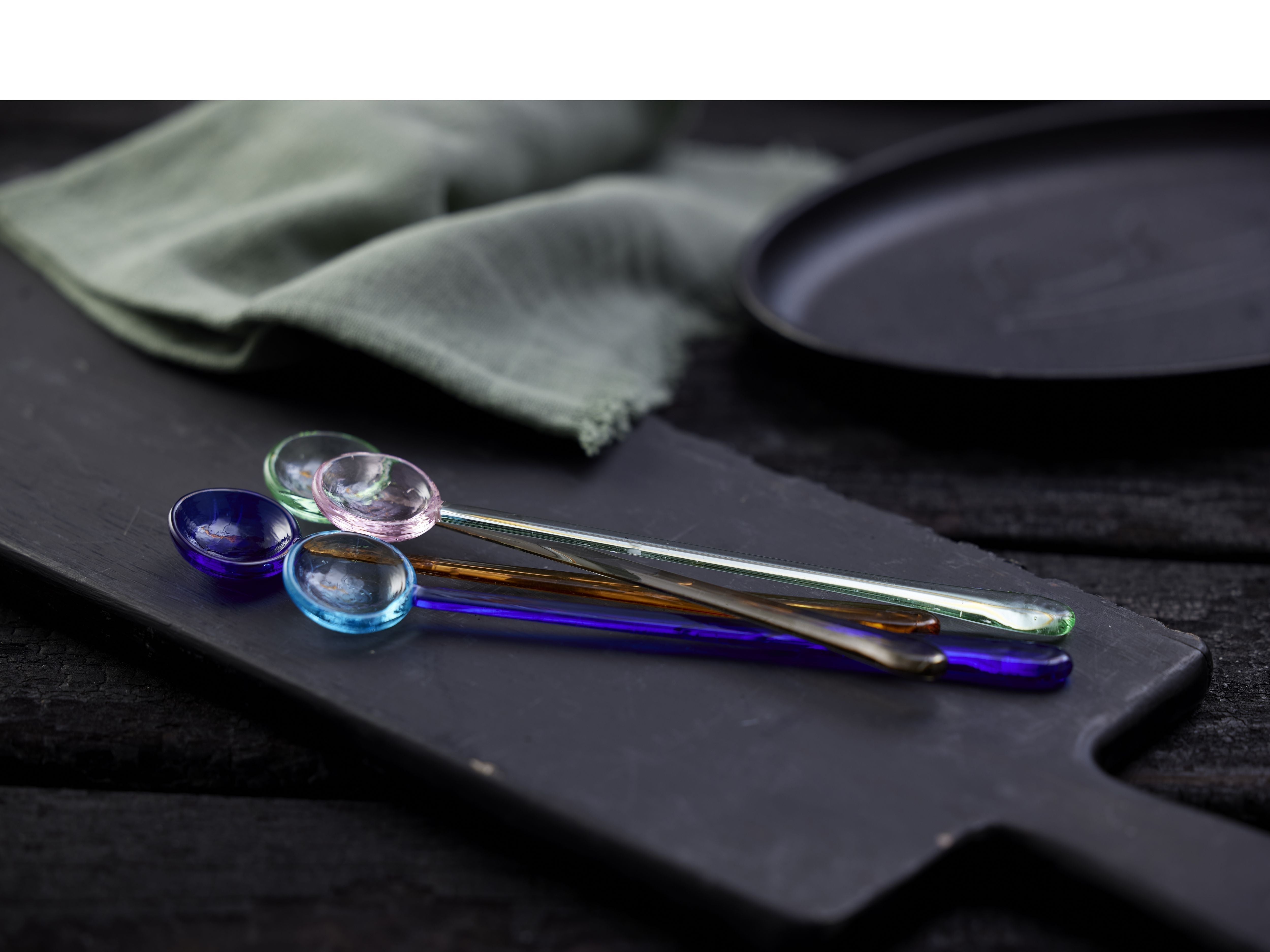 [product_category]-Lyngby Glas Torino Glass Spoon 18 Cm 4 Pcs. Ass.-Lyngby Glas-5722000282686-28268-LYN-6