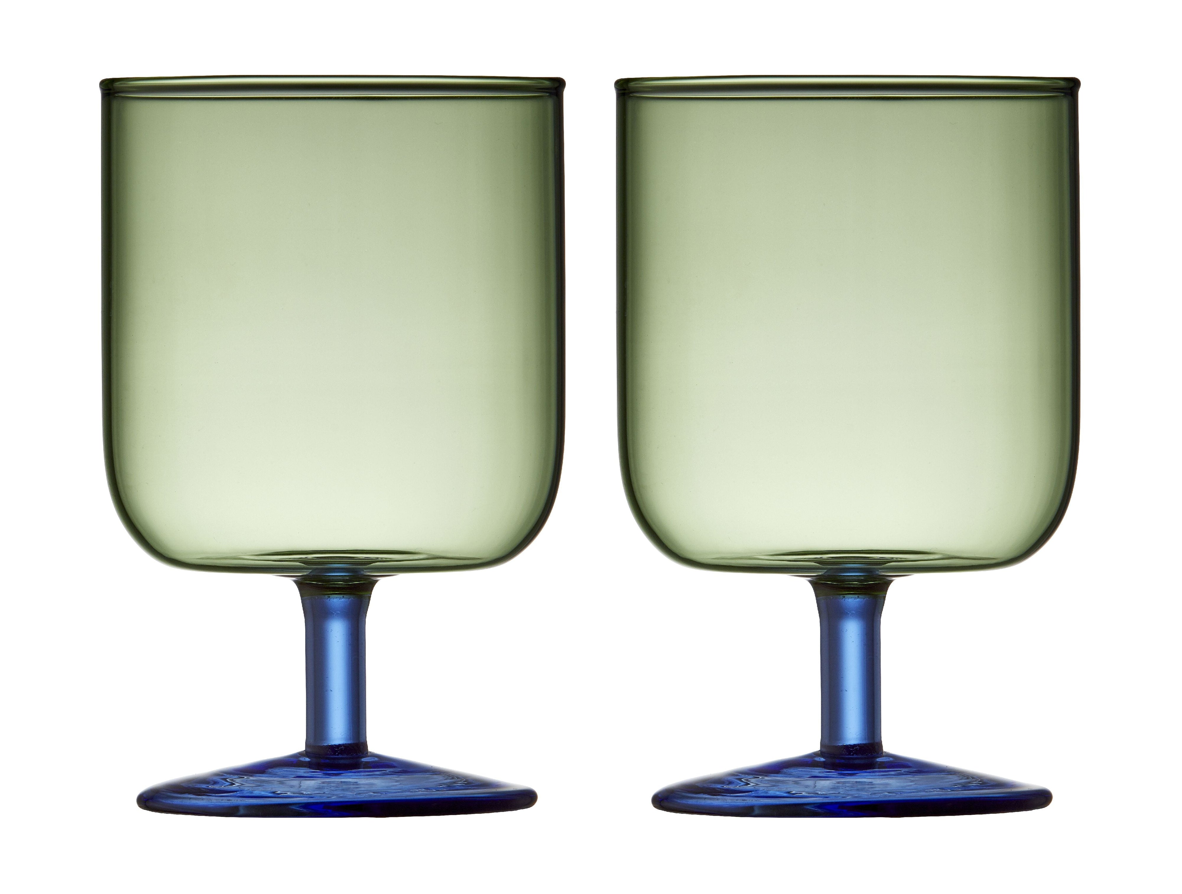 [product_category]-Lyngby Glas Torino Wine Glass 30 Cl 2 Pcs, Green/Blue-Lyngby Glas-5722000302049-30204-LYN-1
