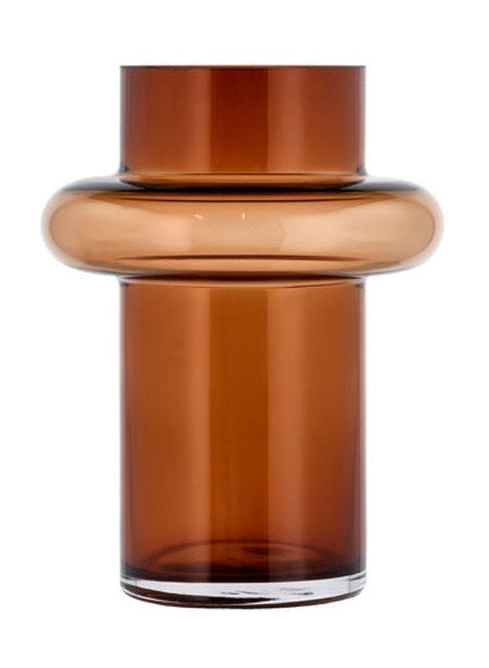 [product_category]-Lyngby Glas Tube Vase H: 20 Cm, Amber-Lyngby Glas-5722000235569-23556-LYN-1