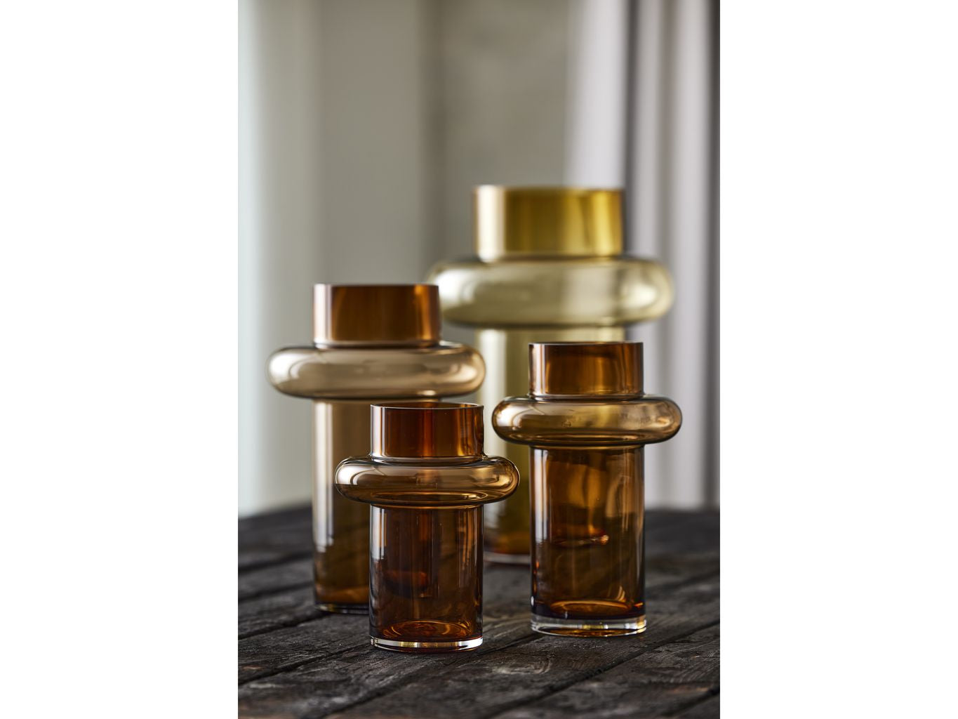 [product_category]-Lyngby Glas Tube Vase H: 25 Cm, Amber-Lyngby Glas-5722000235583-23558-LYN-6