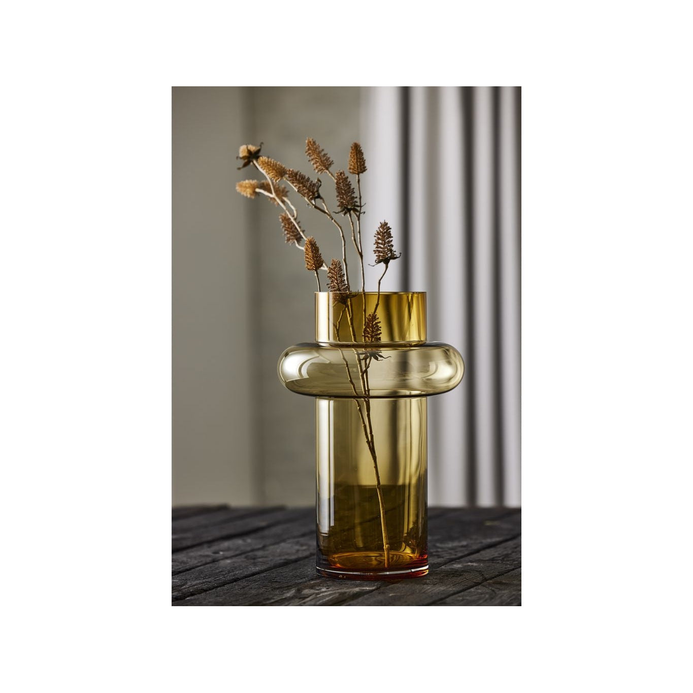 [product_category]-Lyngby Glas Tube Vase H: 40 Cm, Amber-Lyngby Glas-5722000235521-23552-LYN-16