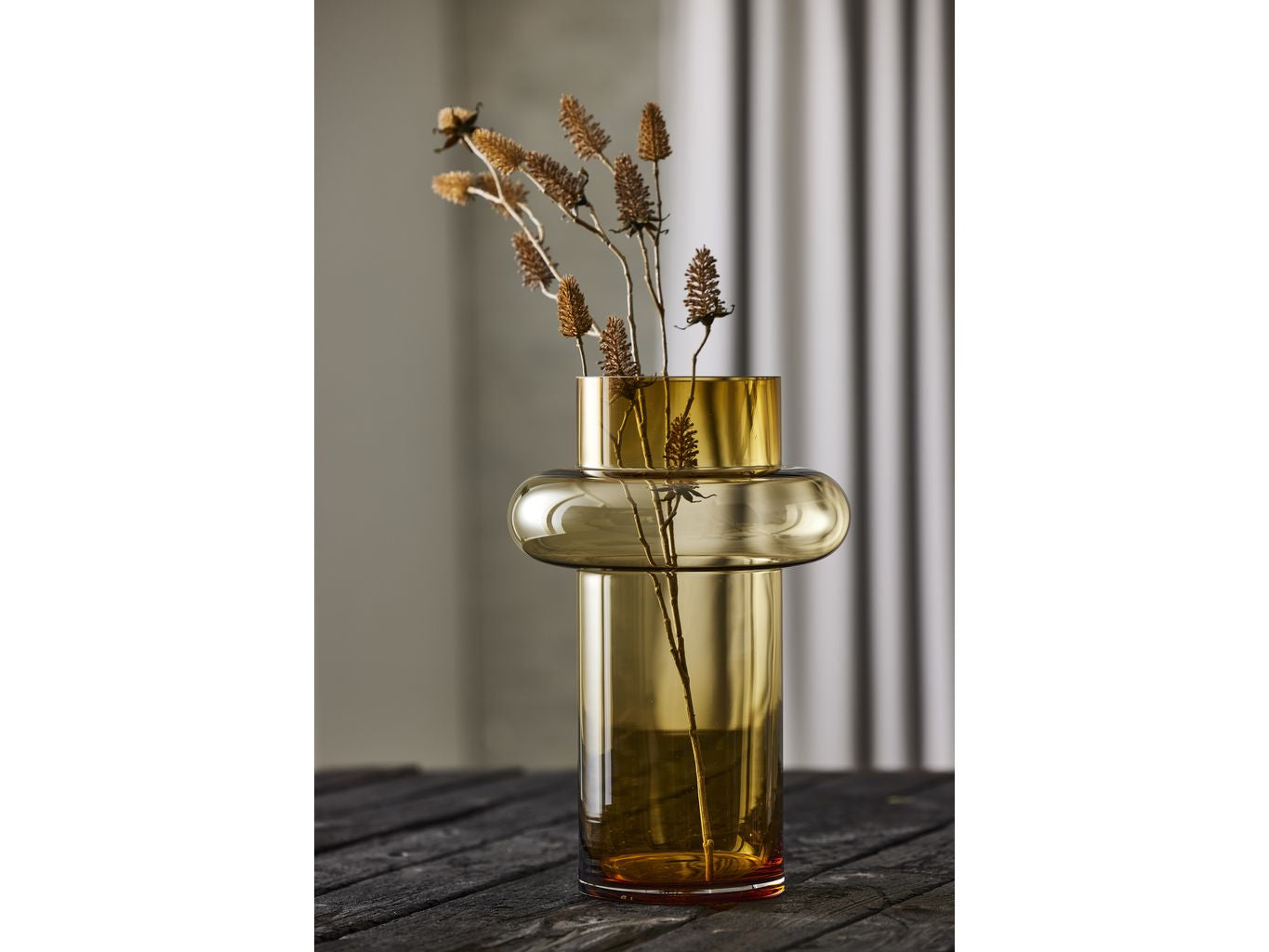 [product_category]-Lyngby Glas Tube Vase H: 40 Cm, Amber-Lyngby Glas-5722000235521-23552-LYN-4