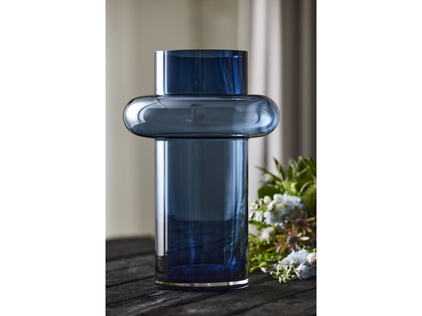 [product_category]-Lyngby Glas Tube Vase H: 40 Cm, Dark Blue-Lyngby Glas-5722000235552-23555-LYN-2