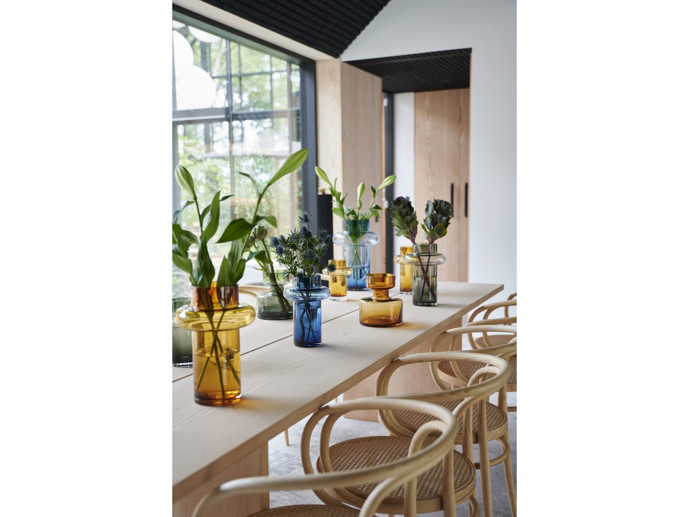 [product_category]-Lyngby Glas Tubular Vase H: 20 Cm, Amber-Lyngby Glas-5722000235590-23559-LYN-5