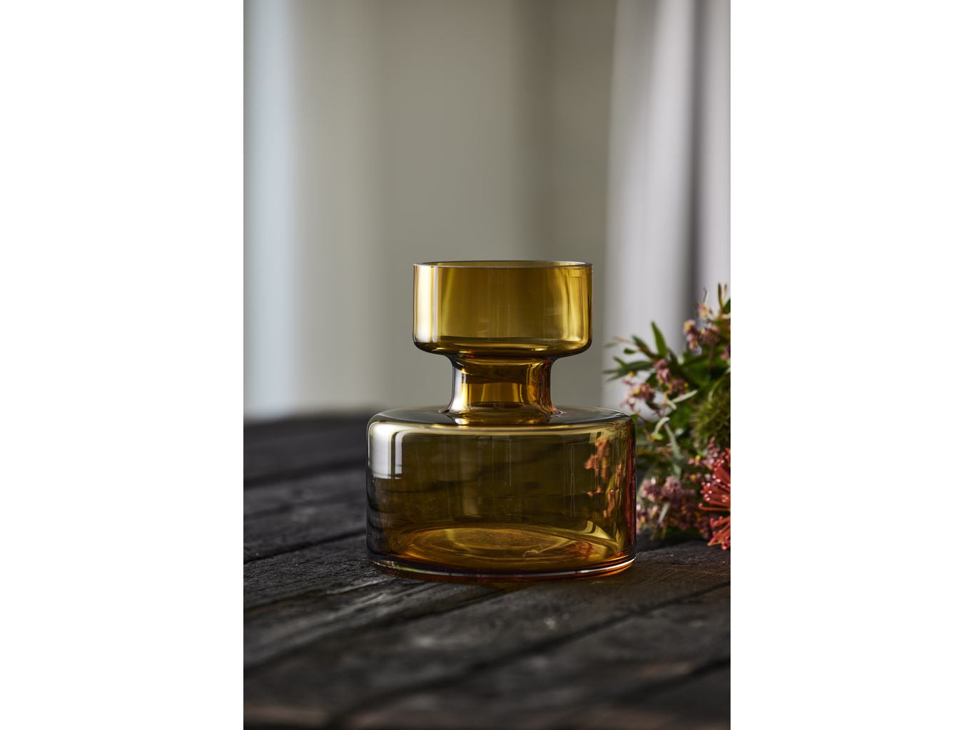 [product_category]-Lyngby Glas Tubular Vase H: 20 Cm, Amber-Lyngby Glas-5722000235590-23559-LYN-6