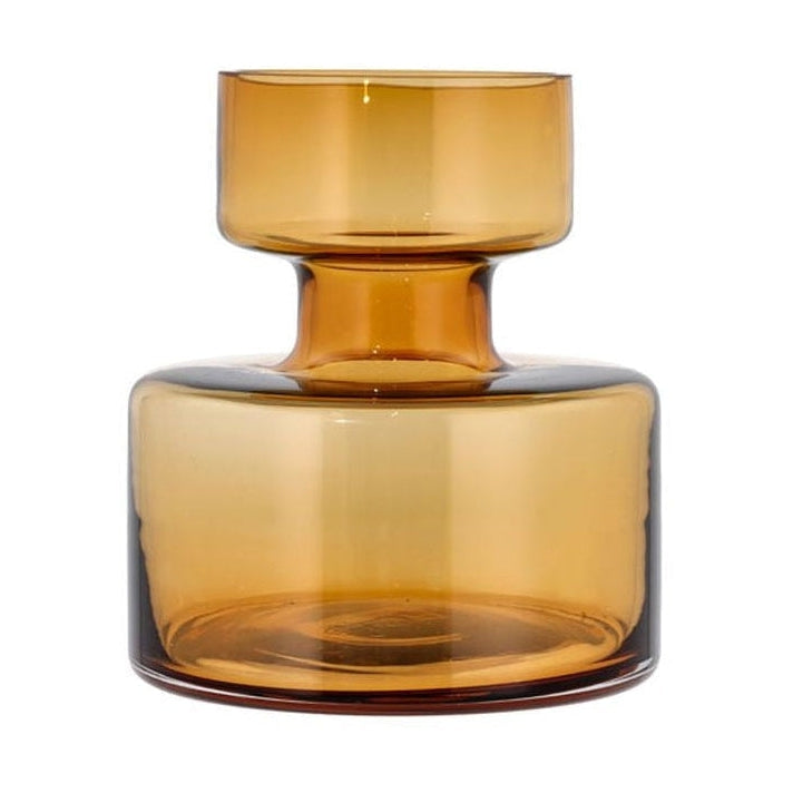 [product_category]-Lyngby Glas Tubular Vase H: 20 Cm, Amber-Lyngby Glas-5722000235590-23559-LYN-8
