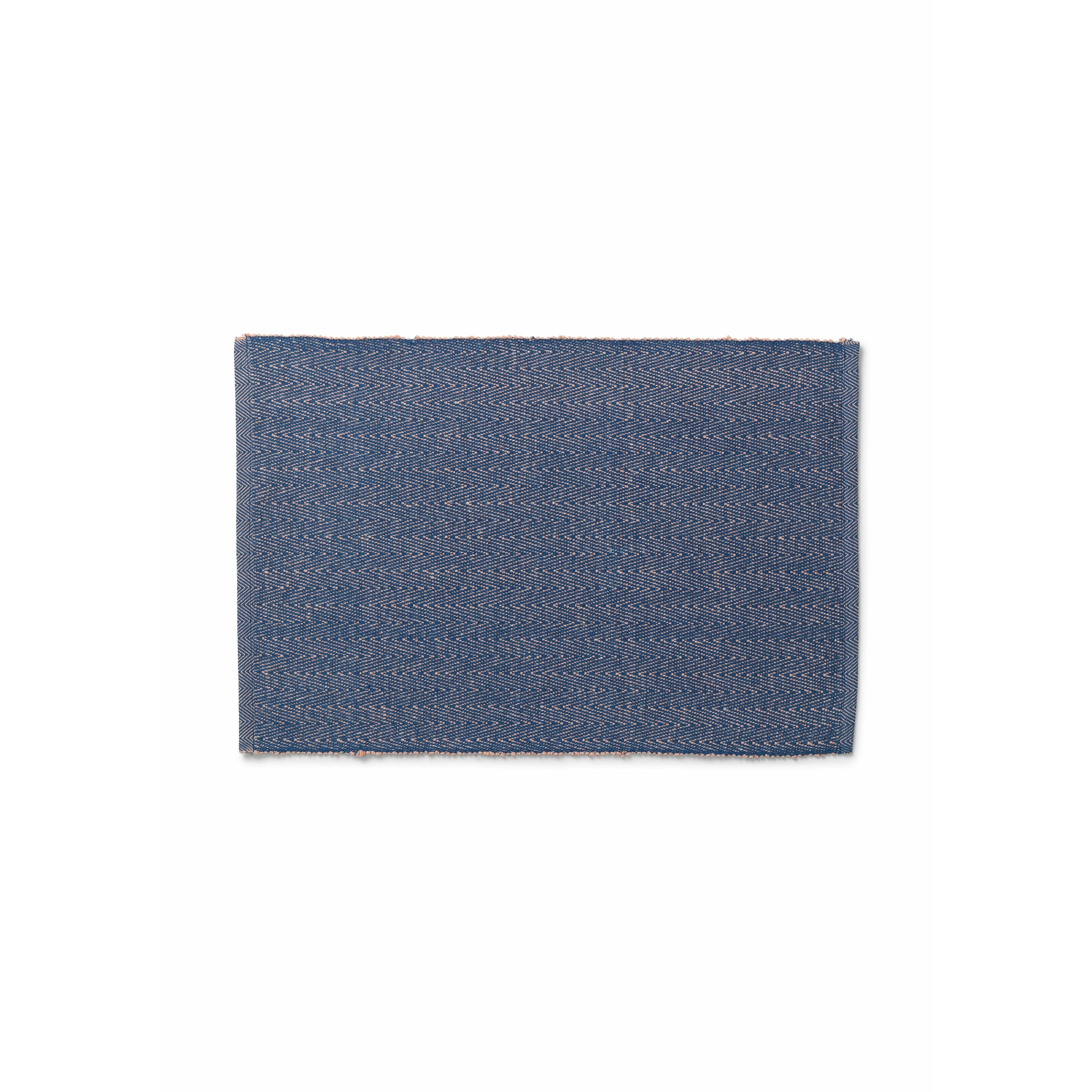 [product_category]-Lyngby Porcelæn Herringbone Placemat 43x30 Cm, Blue-Lyngby Porcelæn-5713397071953-607195-LYN-1