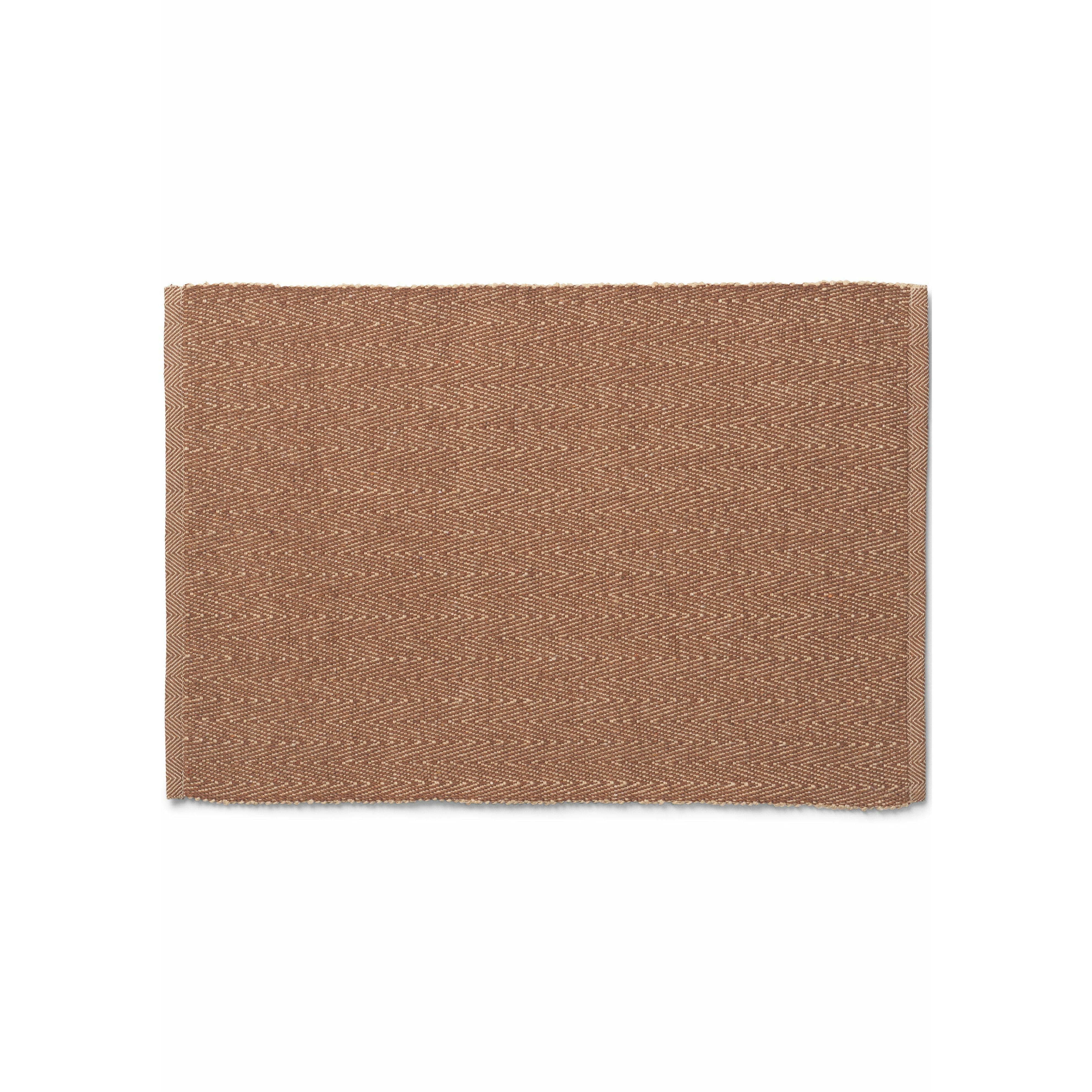 [product_category]-Lyngby Porcelæn Herringbone Placemat 43x30 Cm, Brown-Lyngby Porcelæn-5713397071946-607194-LYN-1