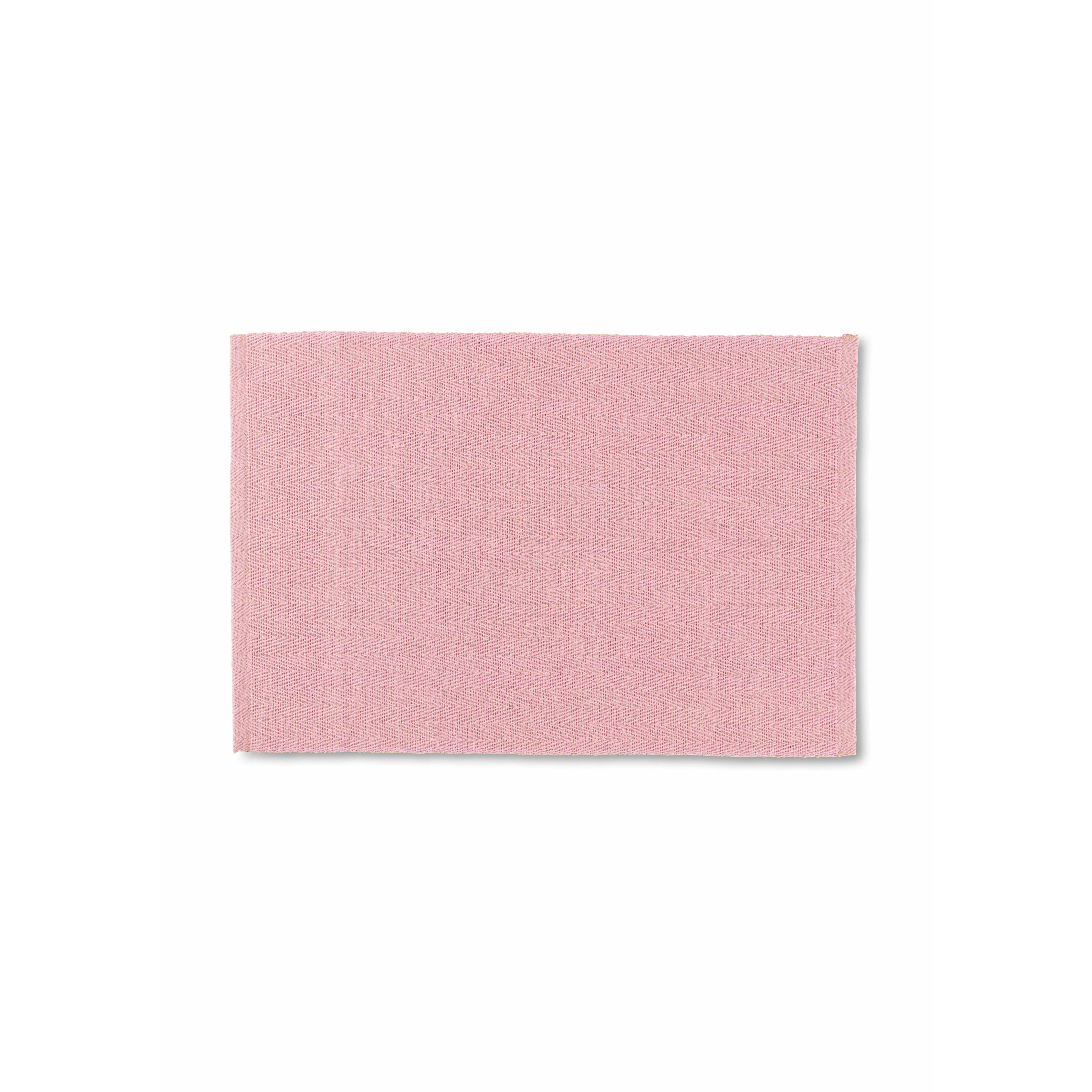 [product_category]-Lyngby Porcelæn Herringbone Placemat 43x30 Cm, Pink-Lyngby Porcelæn-5713397074381-607438-LYN-1