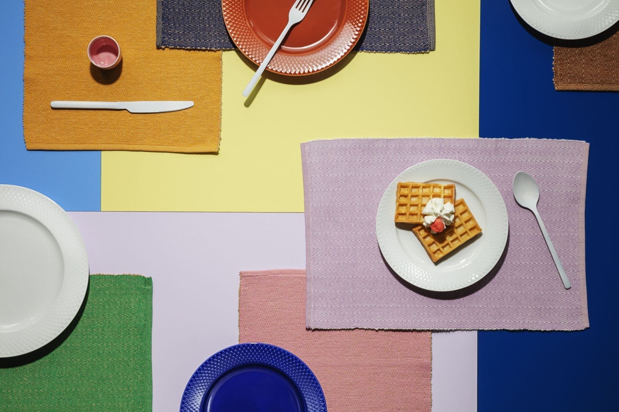 [product_category]-Lyngby Porcelæn Herringbone Placemat 43x30 Cm, Purple-Lyngby Porcelæn-5713397074398-607439-LYN-5