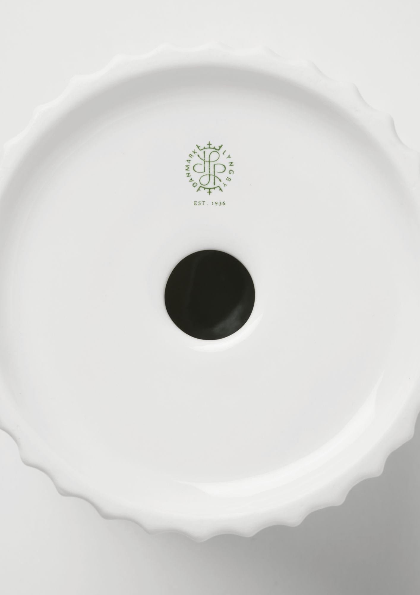 [product_category]-Lyngby Porcelæn Lyngby Tura Block Candle Holder ø11,5 Cm, White-Lyngby Porcelæn-5711507014661-201466-LYN-5