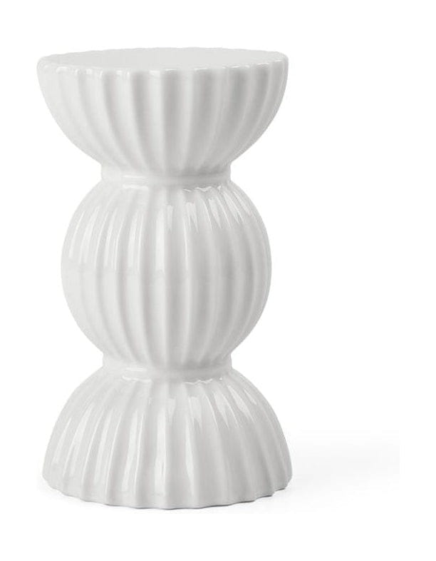 [product_category]-Lyngby Porcelæn Lyngby Tura Candlestick 14 Cm, White-Lyngby Porcelæn-5711507014654-201465-LYN-1