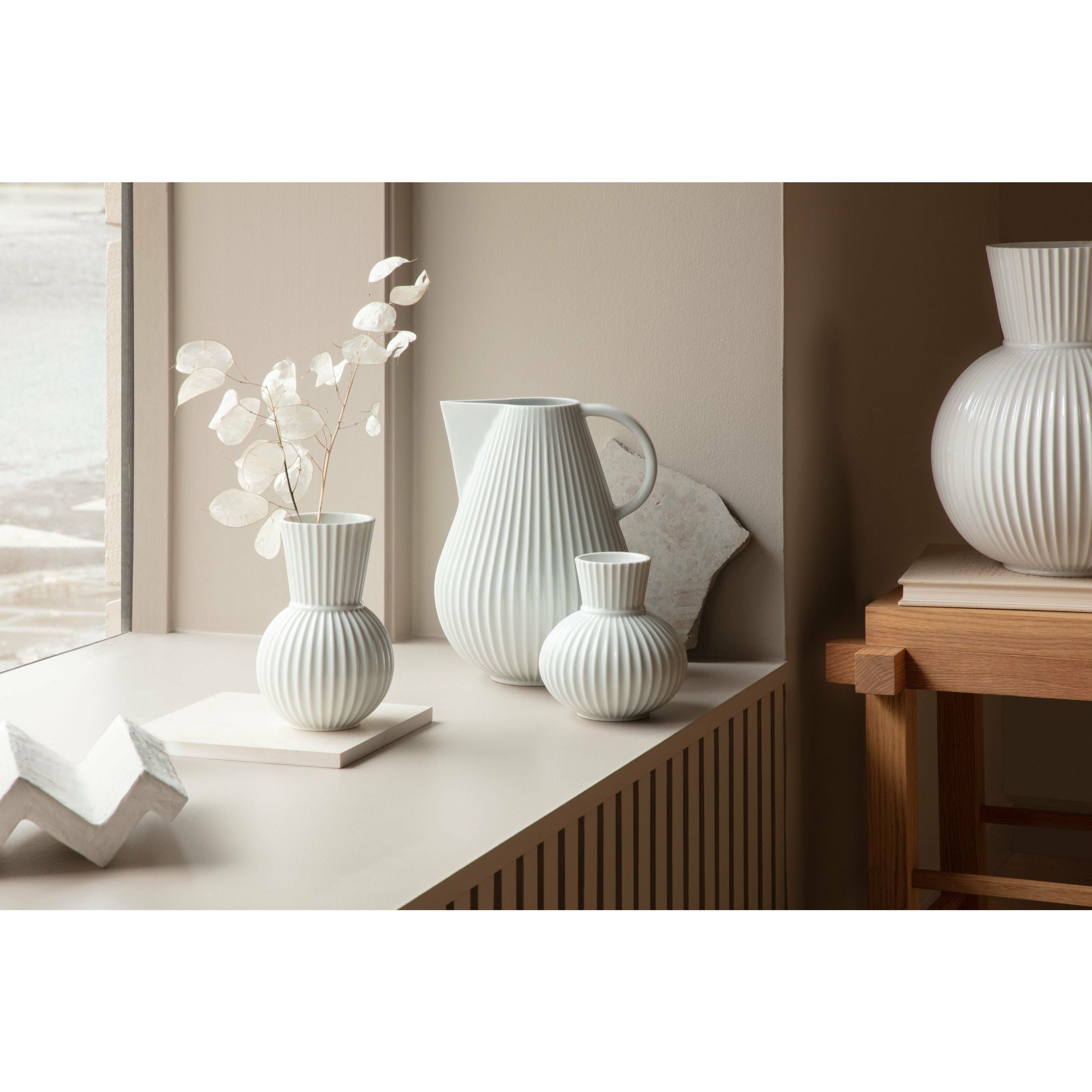 [product_category]-Lyngby Porcelæn Lyngby Tura Vase 18 Cm, White-Lyngby Porcelæn-5711507015552-201555-LYN-4