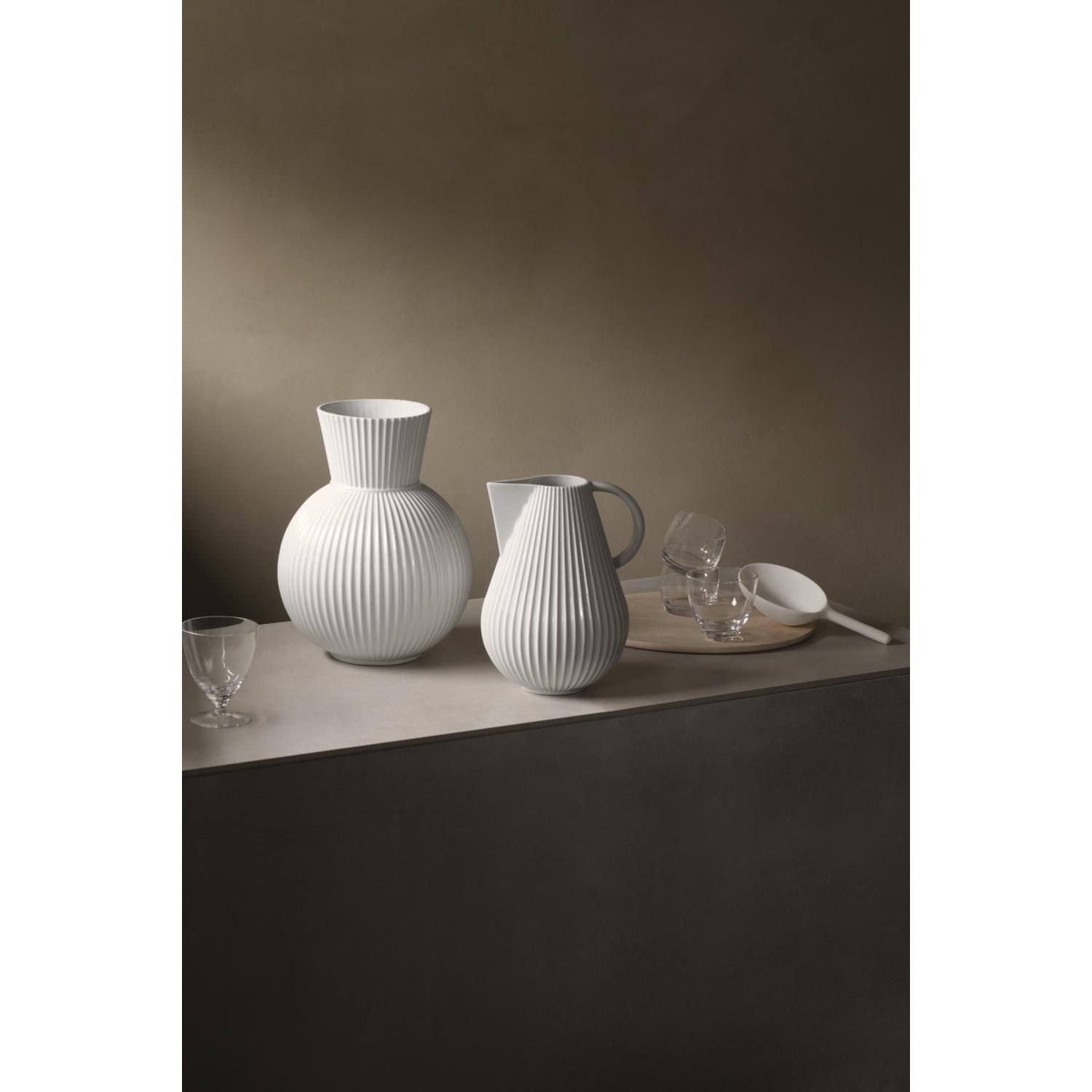 [product_category]-Lyngby Porcelæn Lyngby Tura Vase H34 White Porcelain-Lyngby Porcelæn-5711507014616-201461-LYN-2