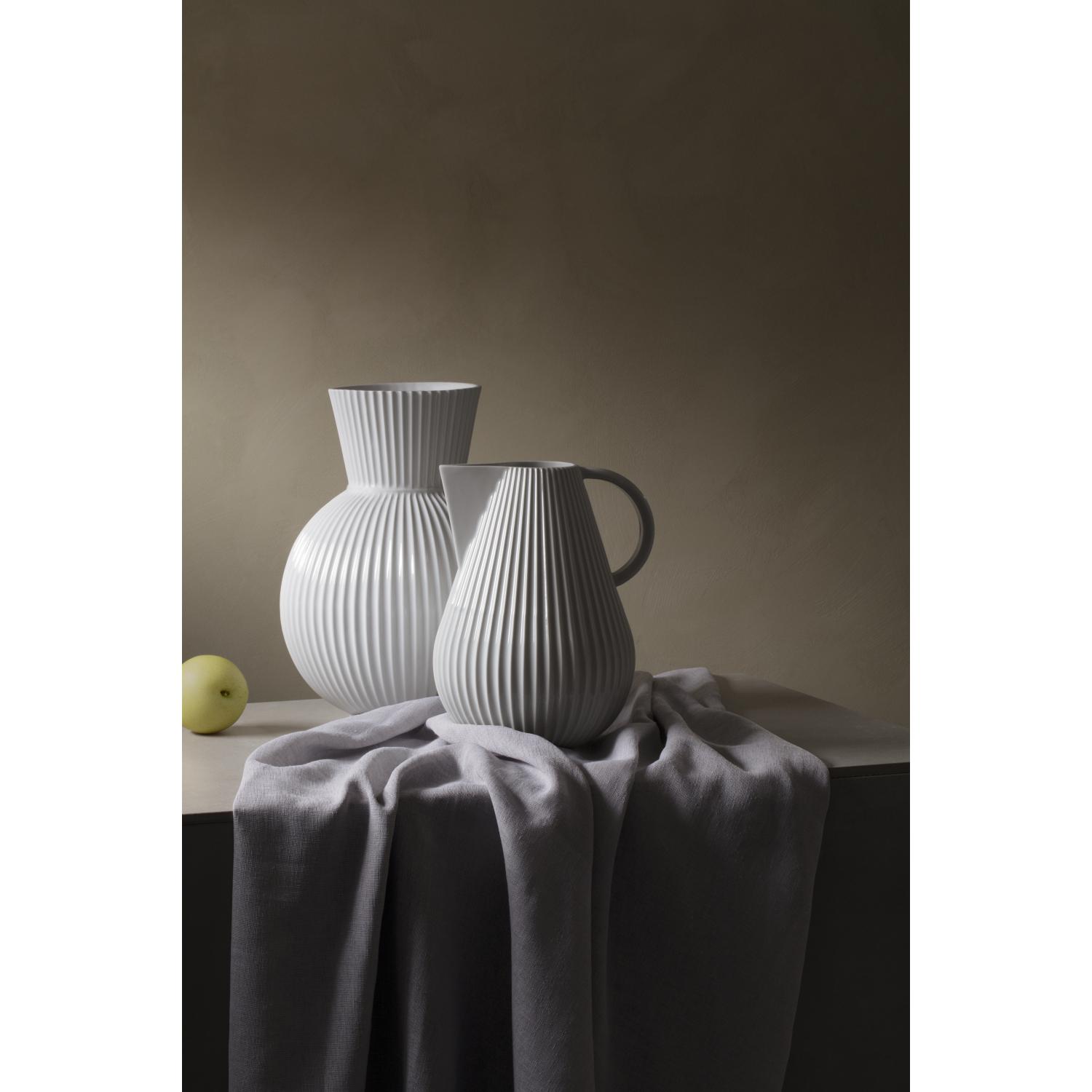 [product_category]-Lyngby Porcelæn Lyngby Tura Vase H34 White Porcelain-Lyngby Porcelæn-5711507014616-201461-LYN-3