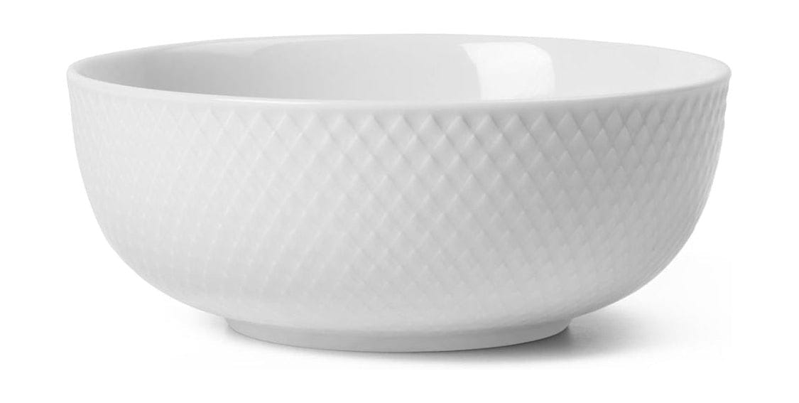 [product_category]-Lyngby Porcelæn Rhombe Bowl ø15,5 Cm, White-Lyngby Porcelæn-5711507012278-201227-LYN-1