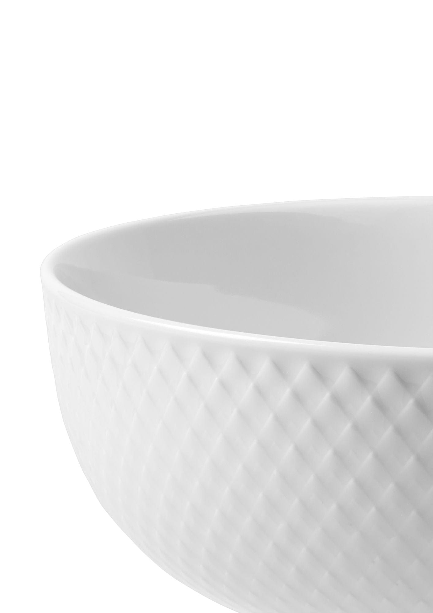 [product_category]-Lyngby Porcelæn Rhombe Bowl ø15,5 Cm, White-Lyngby Porcelæn-5711507012278-201227-LYN-3