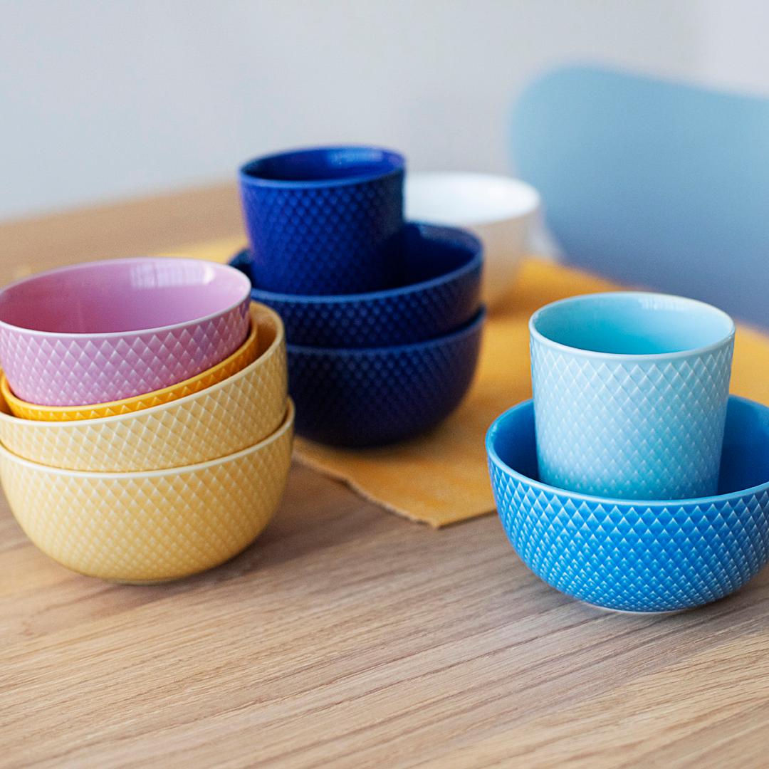 [product_category]-Lyngby Porcelæn Rhombe Color Bowl ø11, Yellow-Lyngby Porcelæn-5711507019031-201903-LYN-4