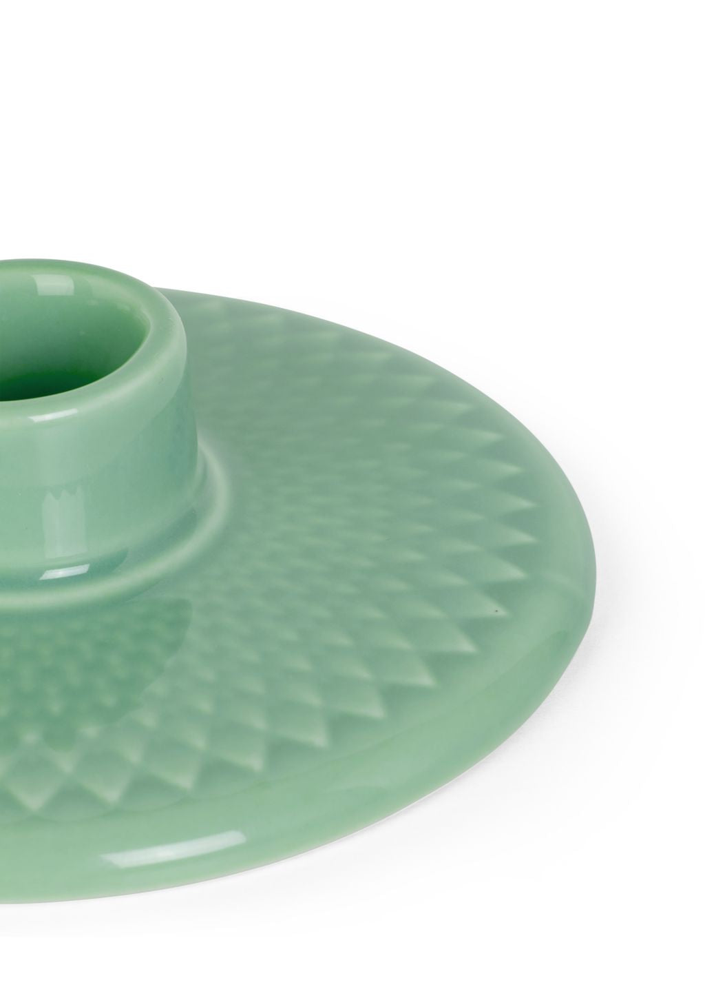 [product_category]-Lyngby Porcelæn Rhombe Color Candlestick H3 Cm, Green-Lyngby Porcelæn-5711507019277-201927-LYN-2