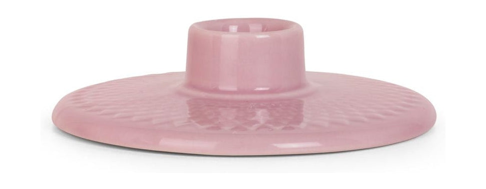 [product_category]-Lyngby Porcelæn Rhombe Color Candlestick H3 Cm, Pink-Lyngby Porcelæn-5711507019260-201926-LYN-1