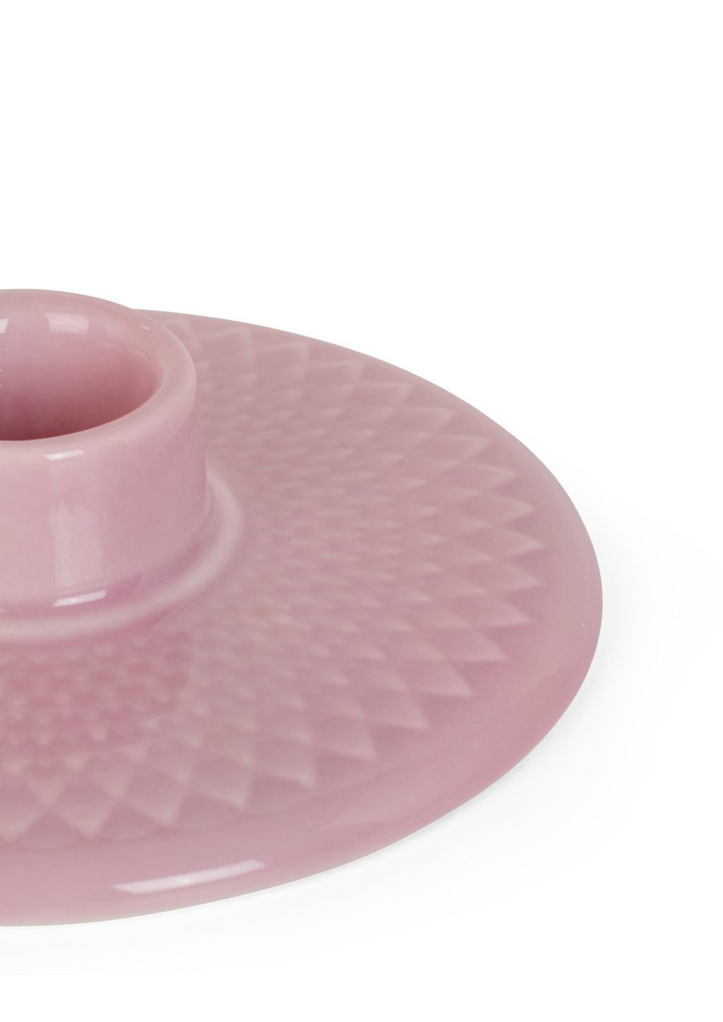 [product_category]-Lyngby Porcelæn Rhombe Color Candlestick H3 Cm, Pink-Lyngby Porcelæn-5711507019260-201926-LYN-2