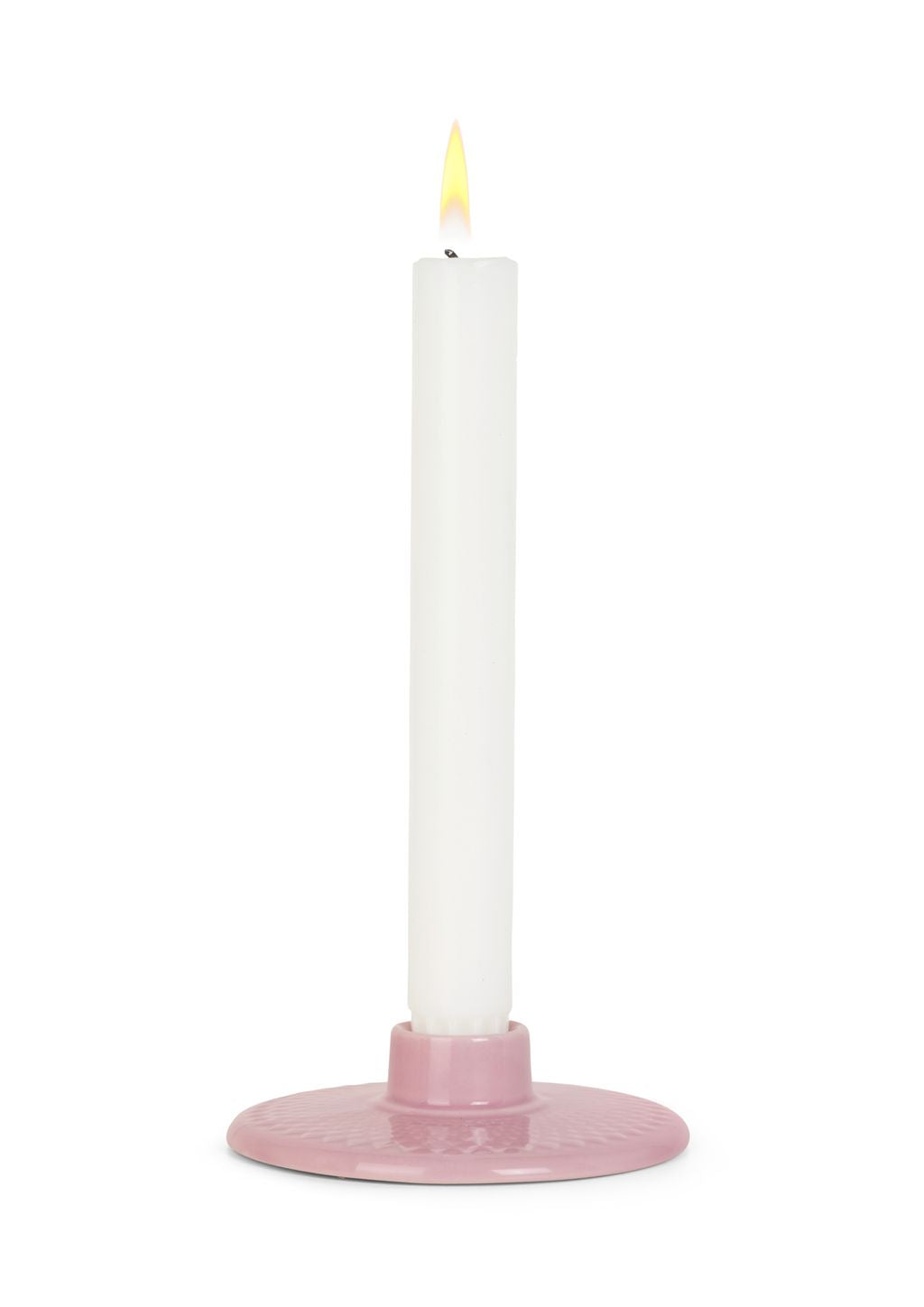 [product_category]-Lyngby Porcelæn Rhombe Color Candlestick H3 Cm, Pink-Lyngby Porcelæn-5711507019260-201926-LYN-4
