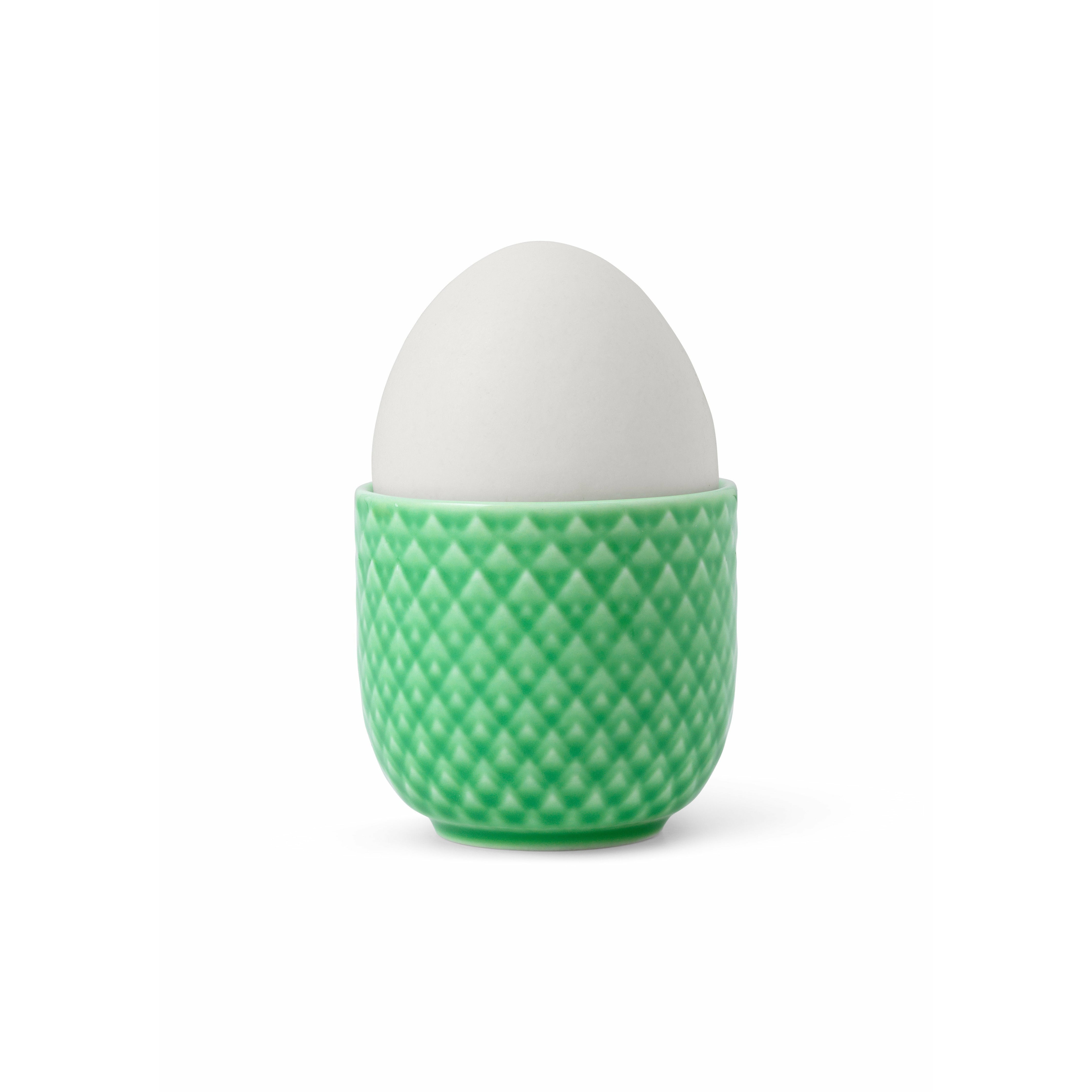 [product_category]-Lyngby Porcelæn Rhombe Color Egg Cup ø5 Cm, Green-Lyngby Porcelæn-5711507019840-201984-LYN-2
