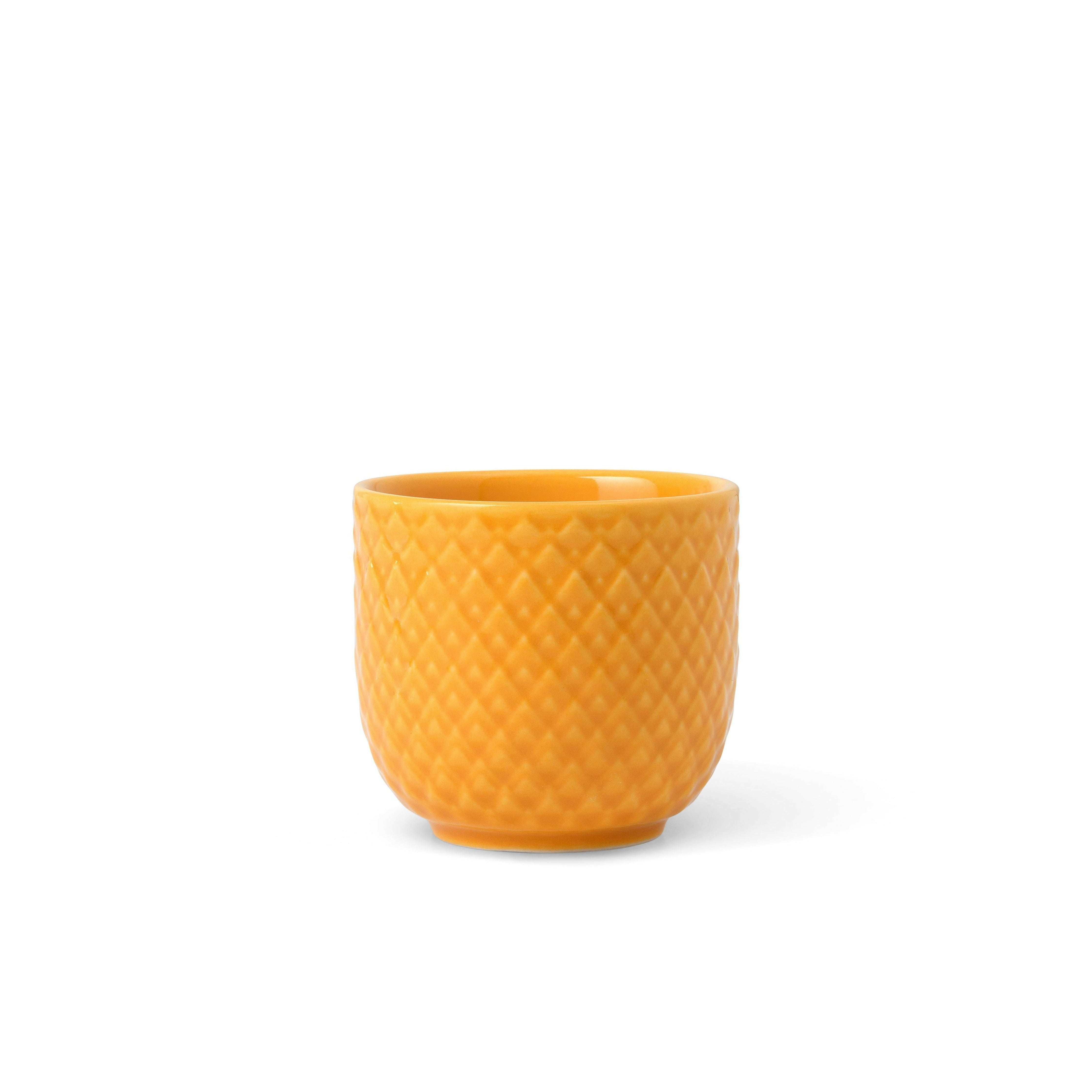 [product_category]-Lyngby Porcelæn Rhombe Color Egg Cup ø5 Cm, Yellow-Lyngby Porcelæn-5711507019857-201985-LYN-1