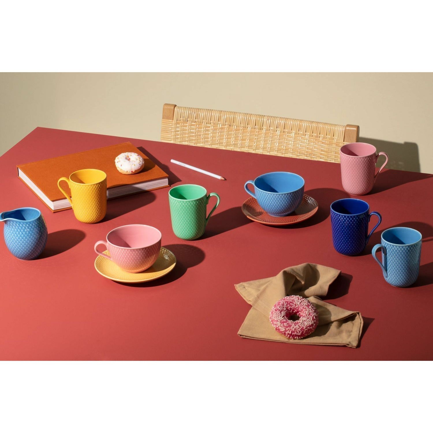 [product_category]-Lyngby Porcelæn Rhombe Color Mug With Handle, Blue-Lyngby Porcelæn-5711507019734-201973-LYN-3