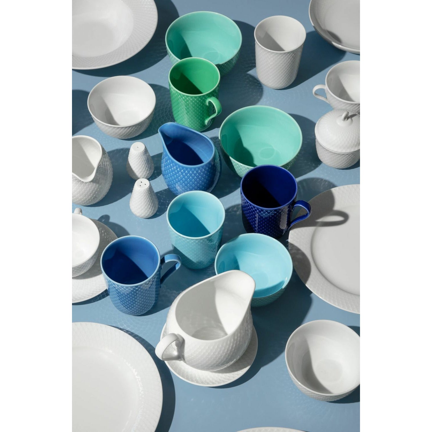 [product_category]-Lyngby Porcelæn Rhombe Color Mug With Handle, Blue-Lyngby Porcelæn-5711507019734-201973-LYN-5
