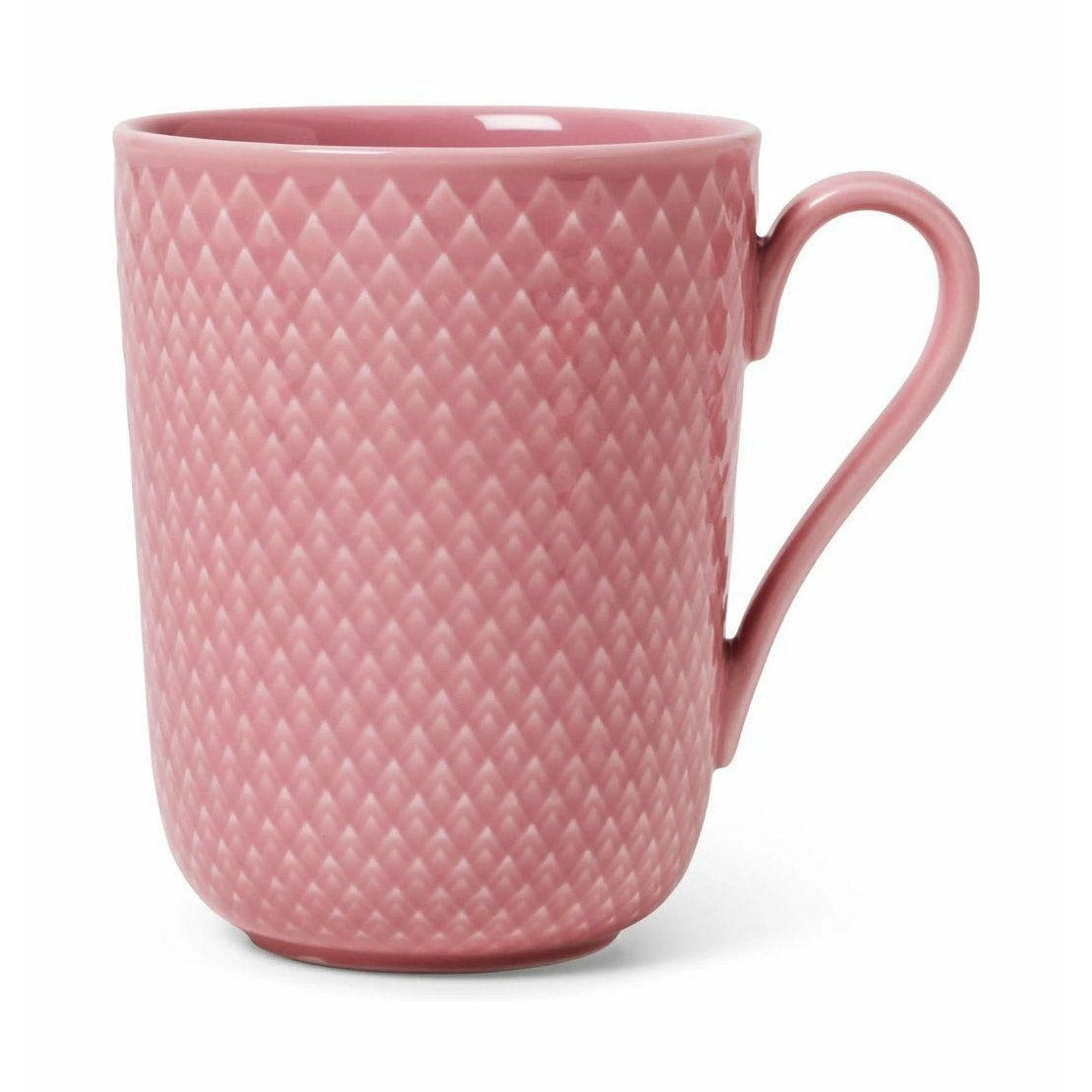 [product_category]-Lyngby Porcelæn Rhombe Color Mug With Handle, Pink-Lyngby Porcelæn-5711507019741-201974-LYN-1