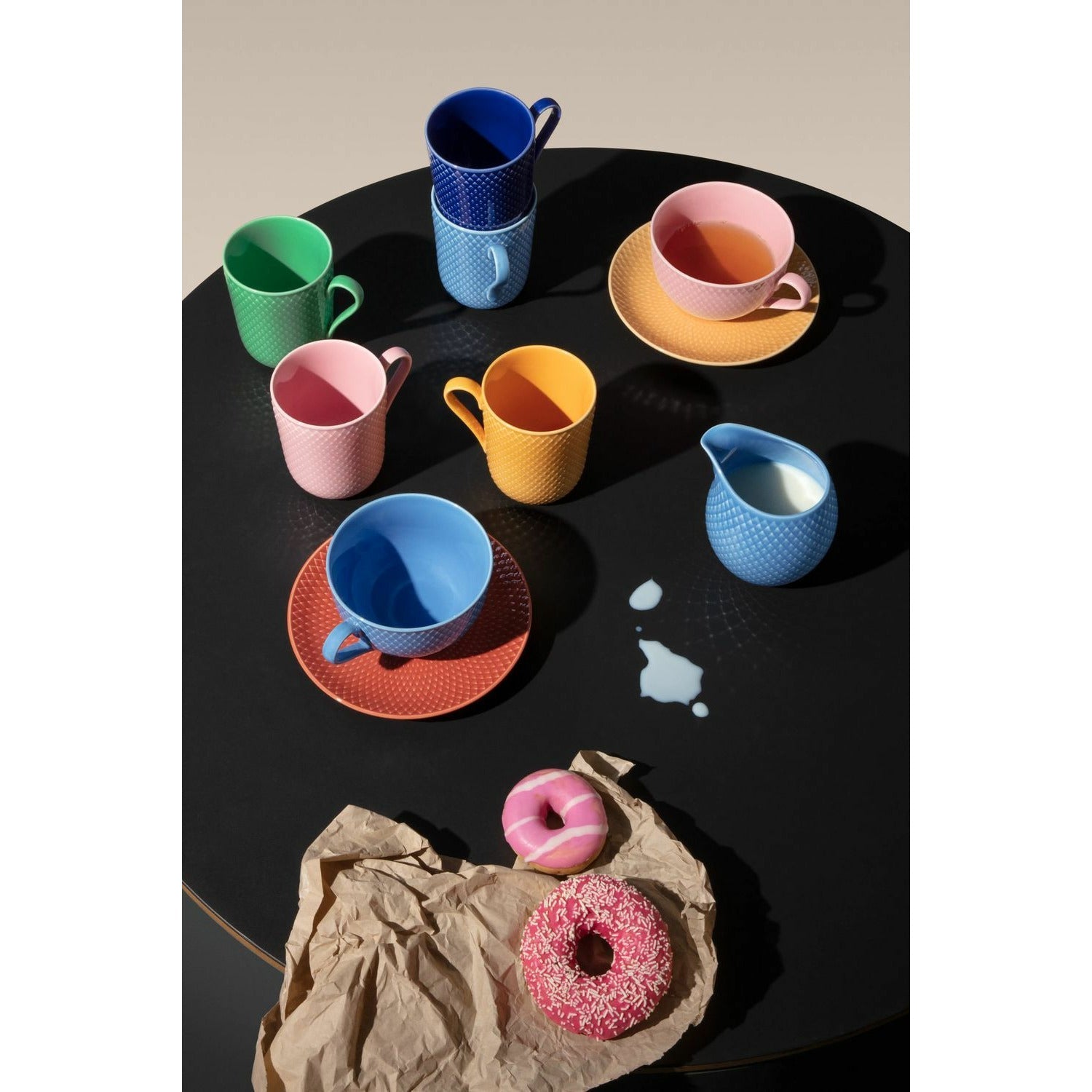 [product_category]-Lyngby Porcelæn Rhombe Color Mug With Handle, Pink-Lyngby Porcelæn-5711507019741-201974-LYN-2