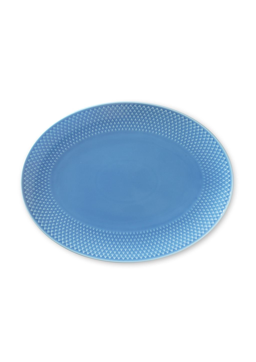 [product_category]-Lyngby Porcelæn Rhombe Color Oval Serving Plate 28,5x21,5, Blue-Lyngby Porcelæn-5711507019543-201954-LYN-2