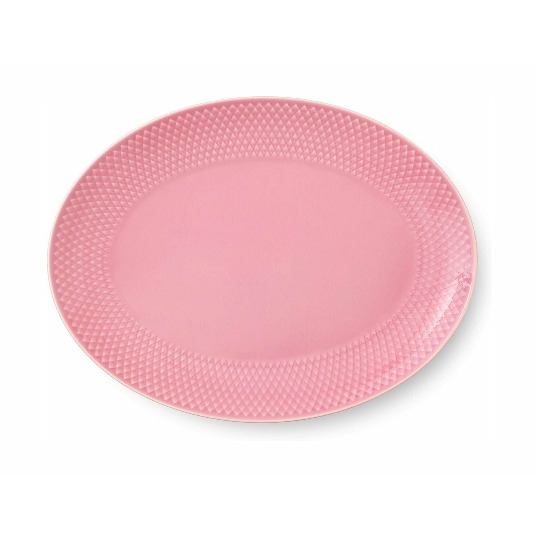 [product_category]-Lyngby Porcelæn Rhombe Color Oval Top 28,5x21,5 Cm, Pink-Lyngby Porcelæn-5711507019574-201957-LYN-1