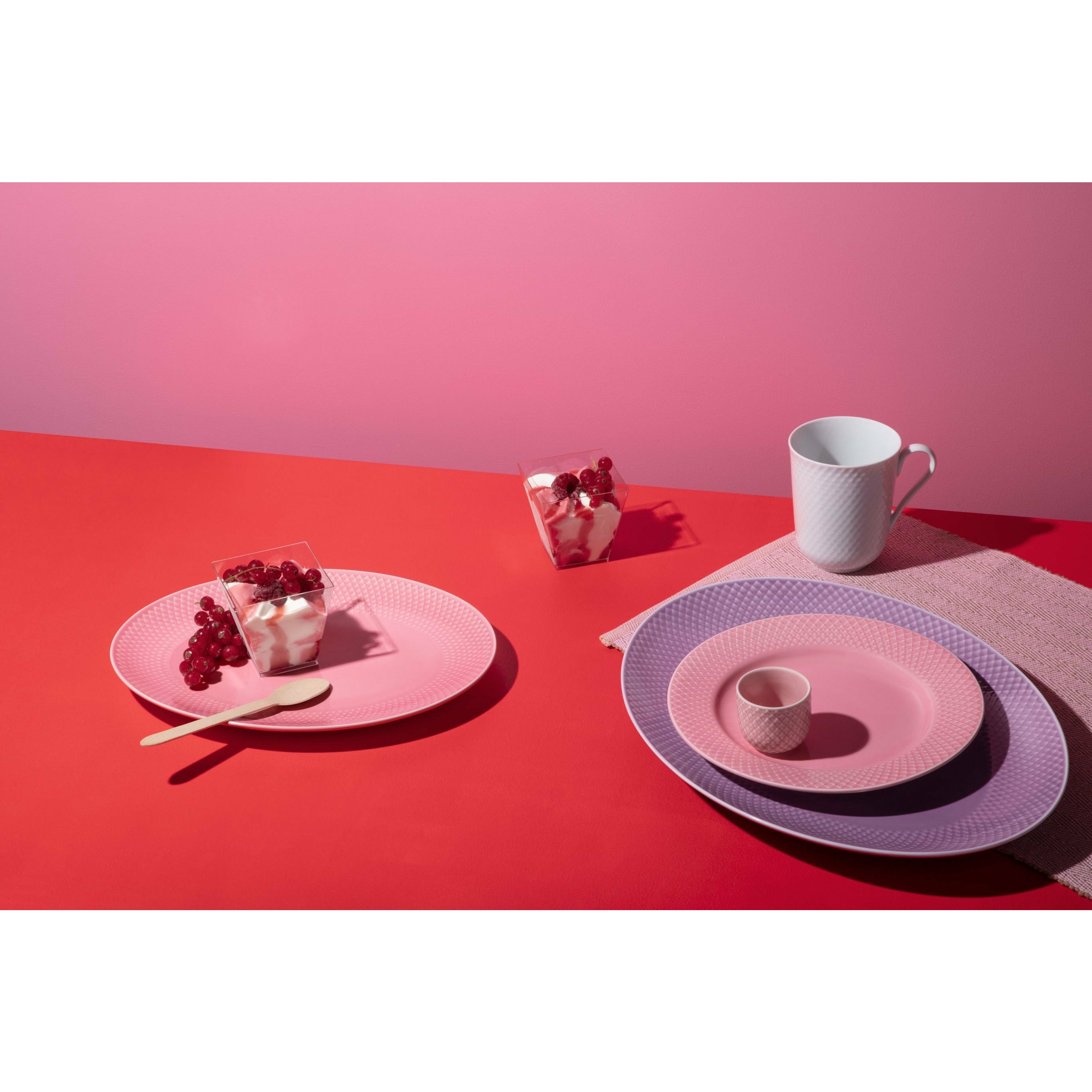 [product_category]-Lyngby Porcelæn Rhombe Color Oval Top 28,5x21,5 Cm, Pink-Lyngby Porcelæn-5711507019574-201957-LYN-3