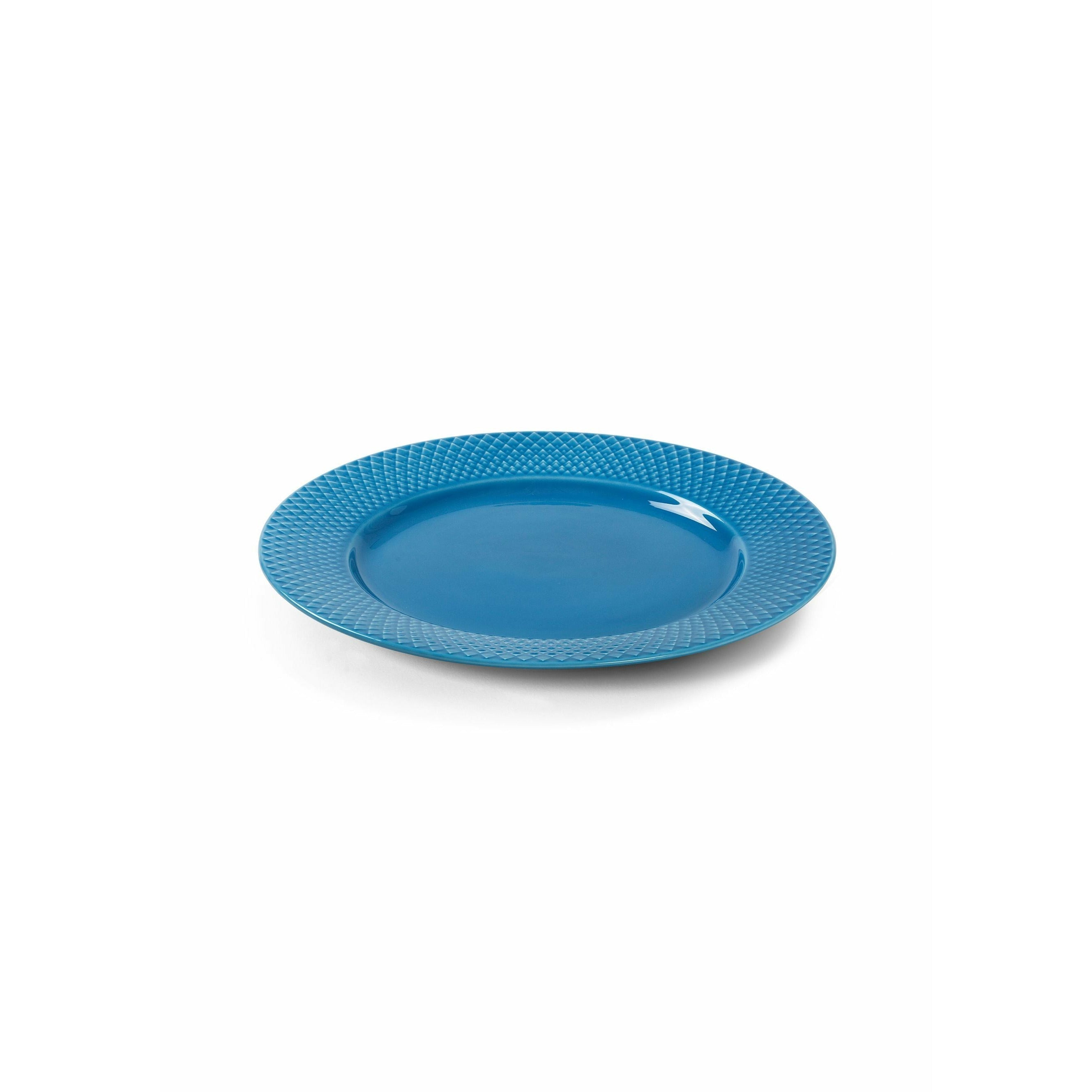 [product_category]-Lyngby Porcelæn Rhombe Color Plate ø27 Cm, Blue-Lyngby Porcelæn-5711507019468-201946-LYN-2