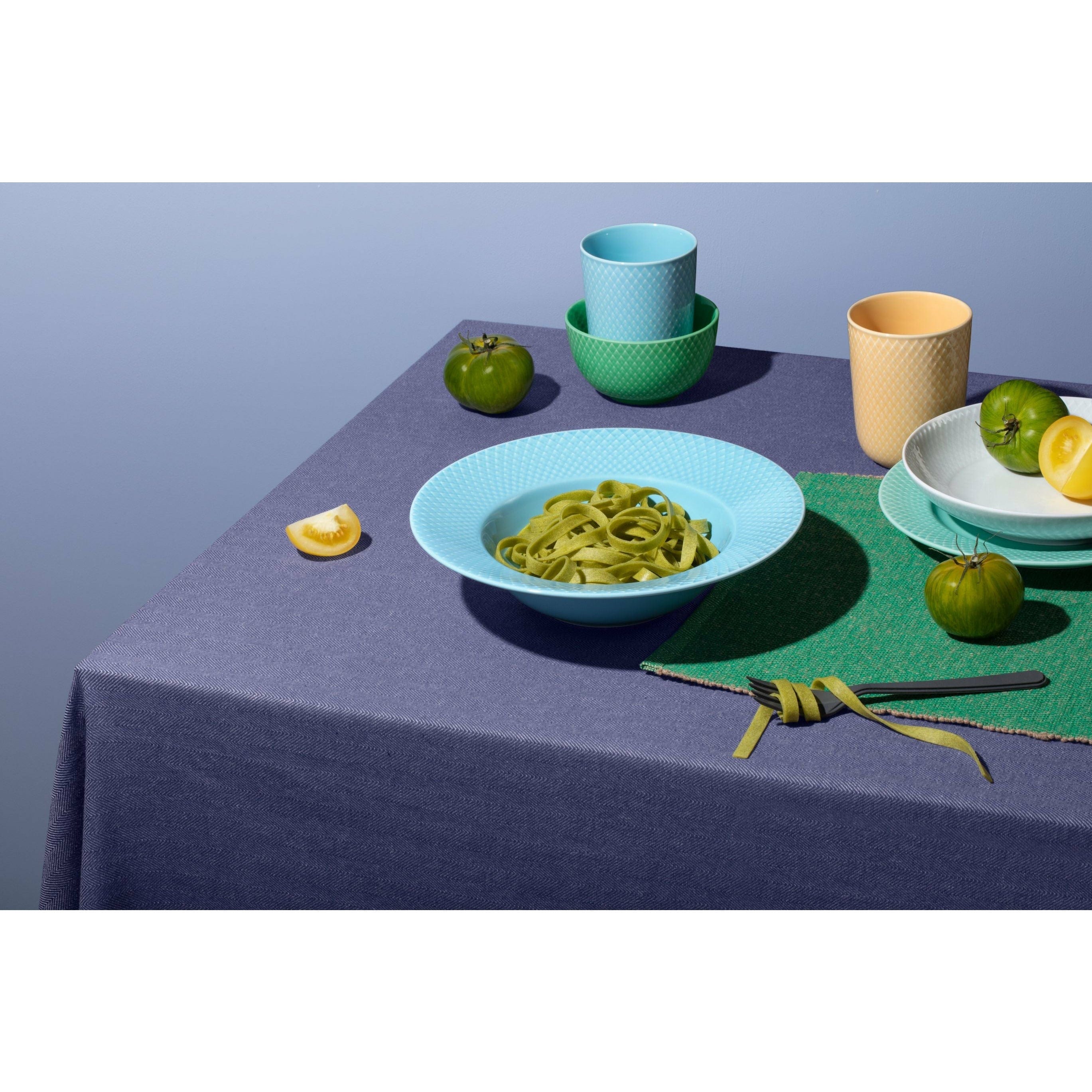 [product_category]-Lyngby Porcelæn Rhombe Color Soup Plate ø24,5 Cm, Turquoise-Lyngby Porcelæn-5711507019826-201982-LYN-6