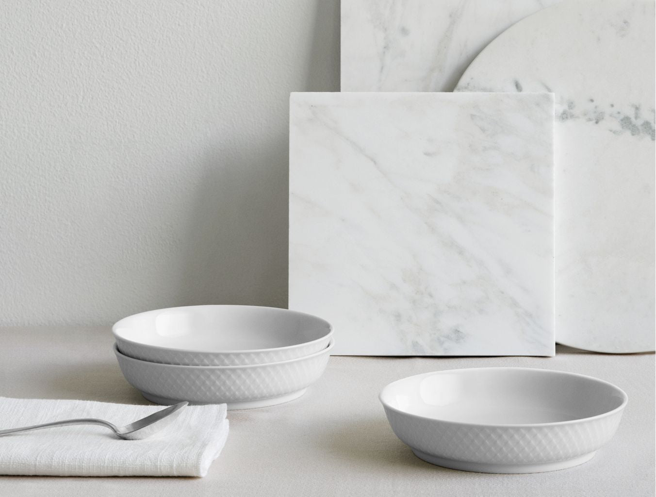 [product_category]-Lyngby Porcelæn Rhombe Dessert Plate ø16 Cm ,White-Lyngby Porcelæn-5711507019321-201932-LYN-6