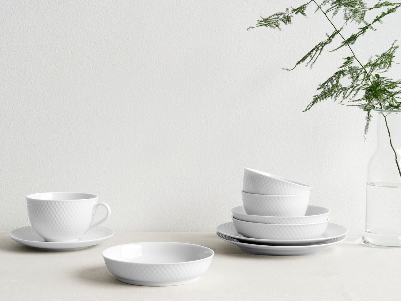 [product_category]-Lyngby Porcelæn Rhombe Dessert Plate ø16 Cm ,White-Lyngby Porcelæn-5711507019321-201932-LYN-7