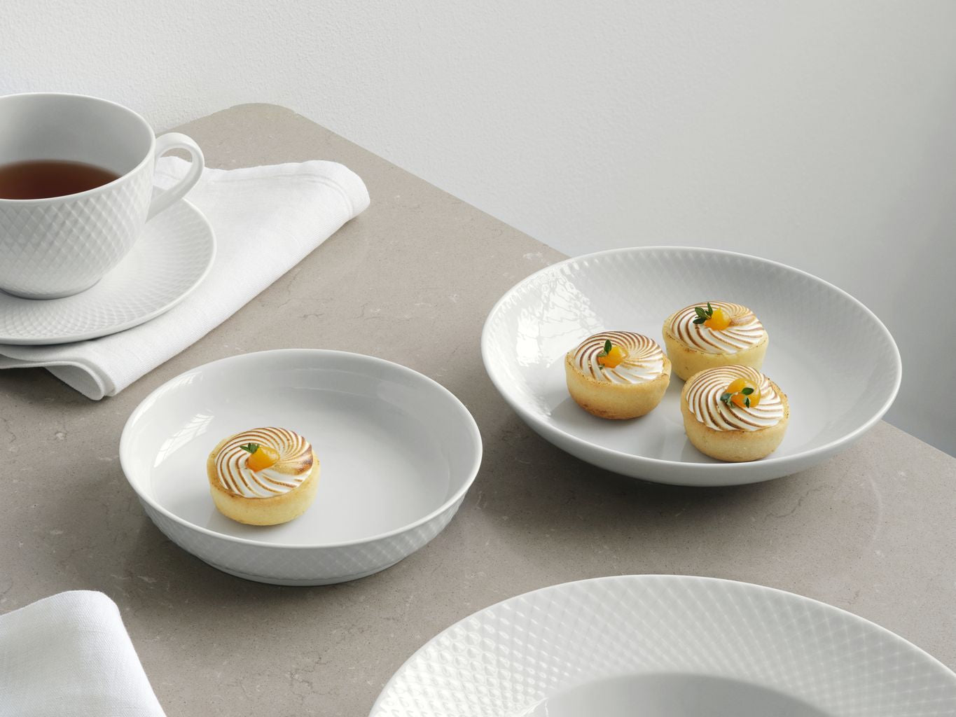 [product_category]-Lyngby Porcelæn Rhombe Dessert Plate ø16 Cm ,White-Lyngby Porcelæn-5711507019321-201932-LYN-8