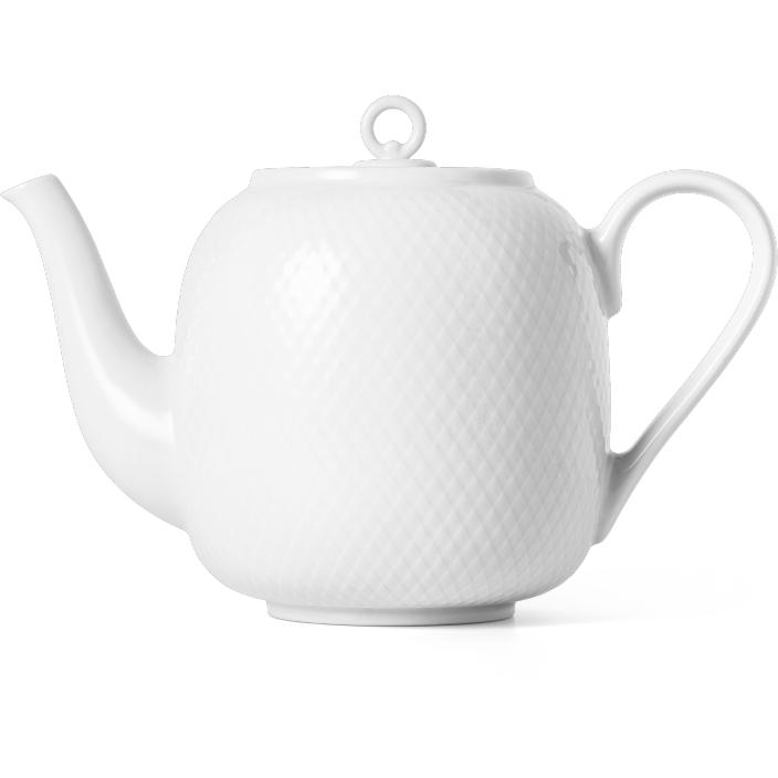 [product_category]-Lyngby Porcelæn Rhombe Teapot 1,9 L White Porcelain-Lyngby Porcelæn-5711507012032-201203-LYN-1